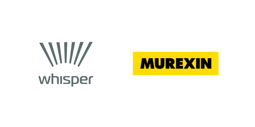 Our partner brands - Whisper Controls and Murexin. We help our customers with more holistic solutions using products from these brands