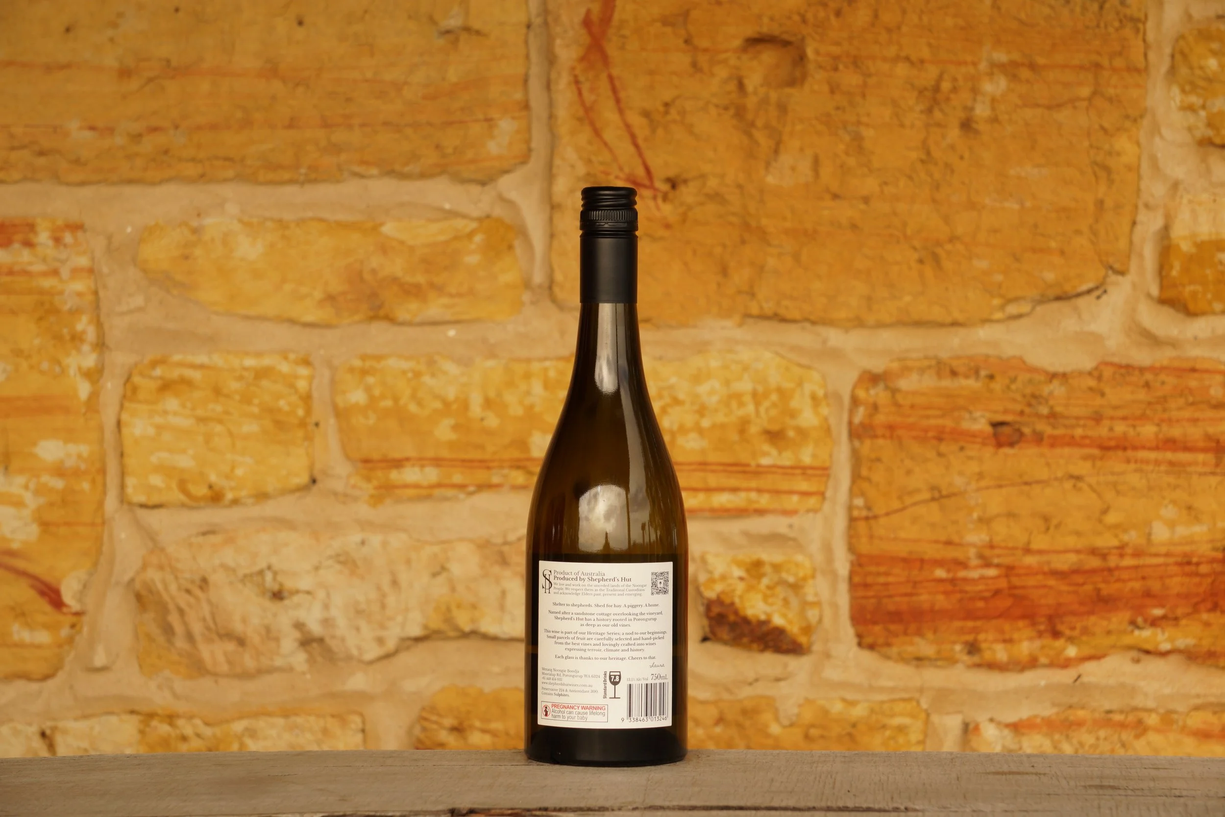 Shepherds Hut_Porongurup_Valerie Ann Chardonnay_reserve_2024_boutique_family owned_single vineyard_cool climate_award winning_white wine_western australia_great southern_heritage series_back label