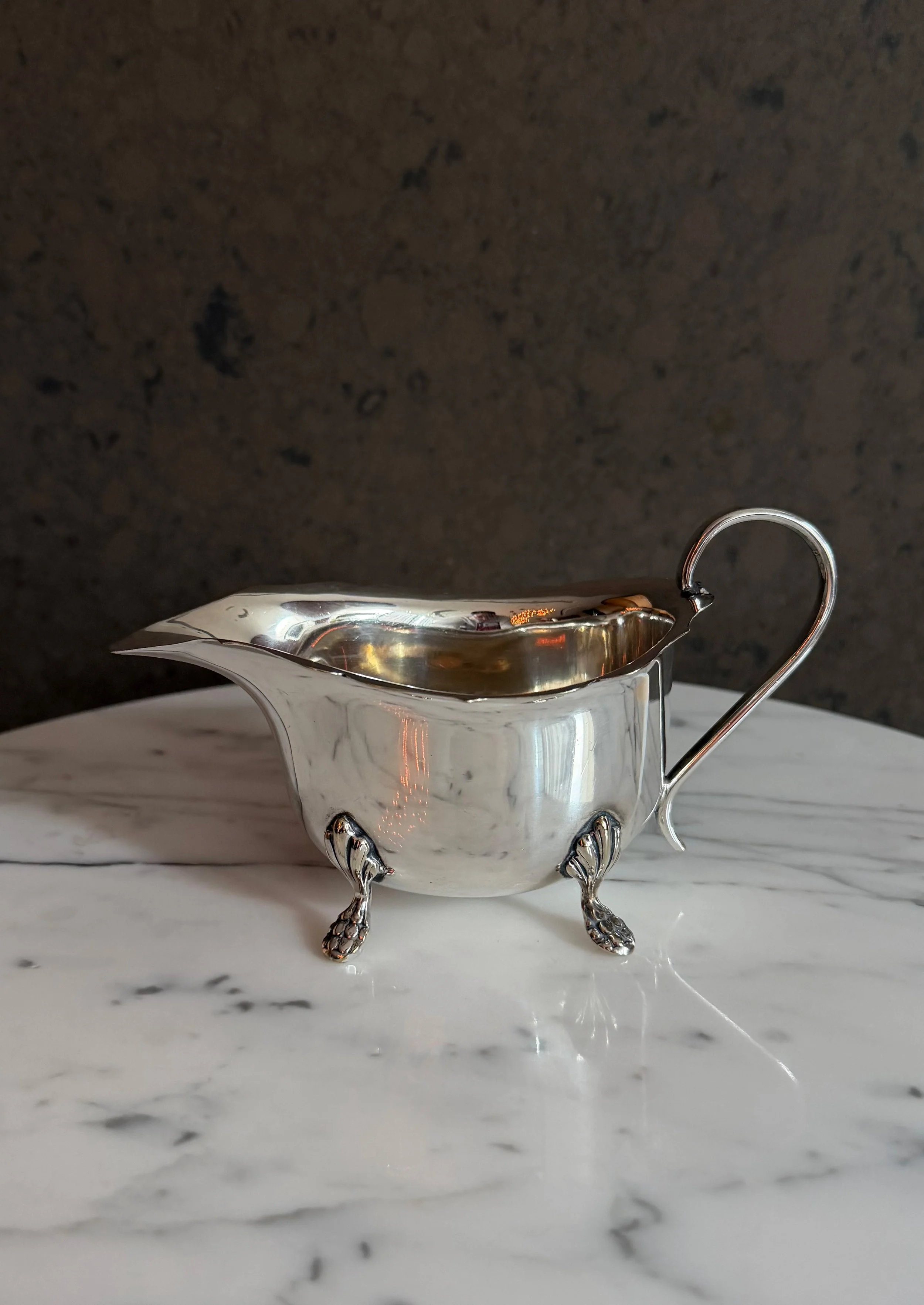 Georgian Silver-Plated Sauce Boat