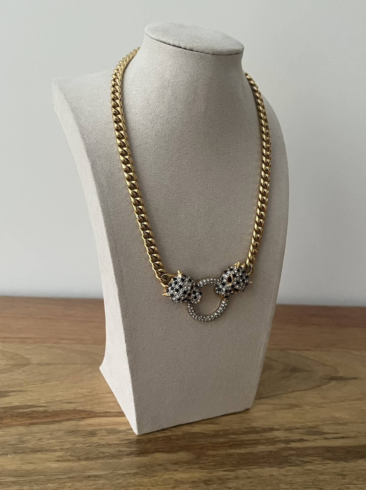 1990s Butler & Wilson Leopard Necklace