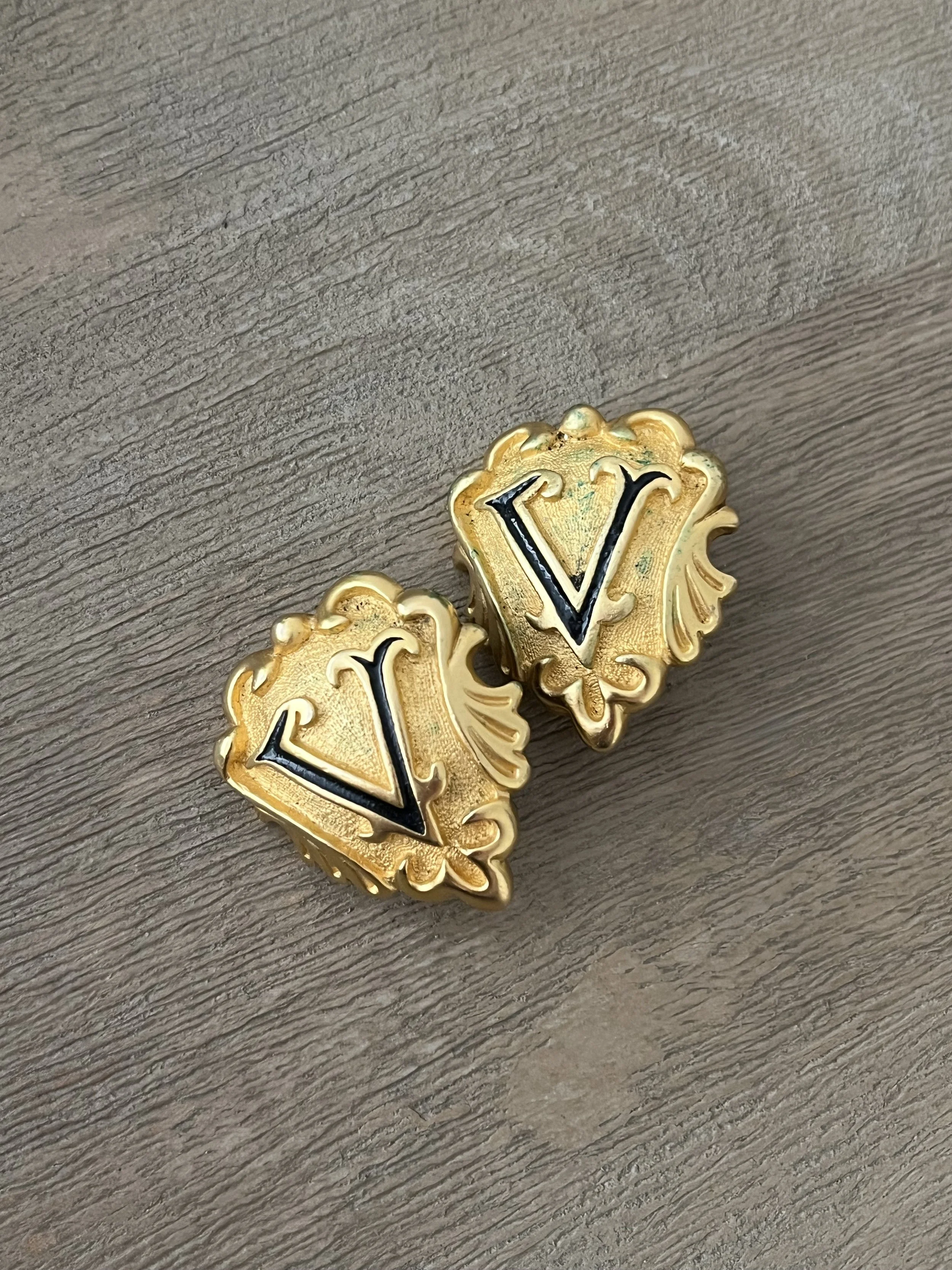 Rare 1970s Baroque Valentino Earrings