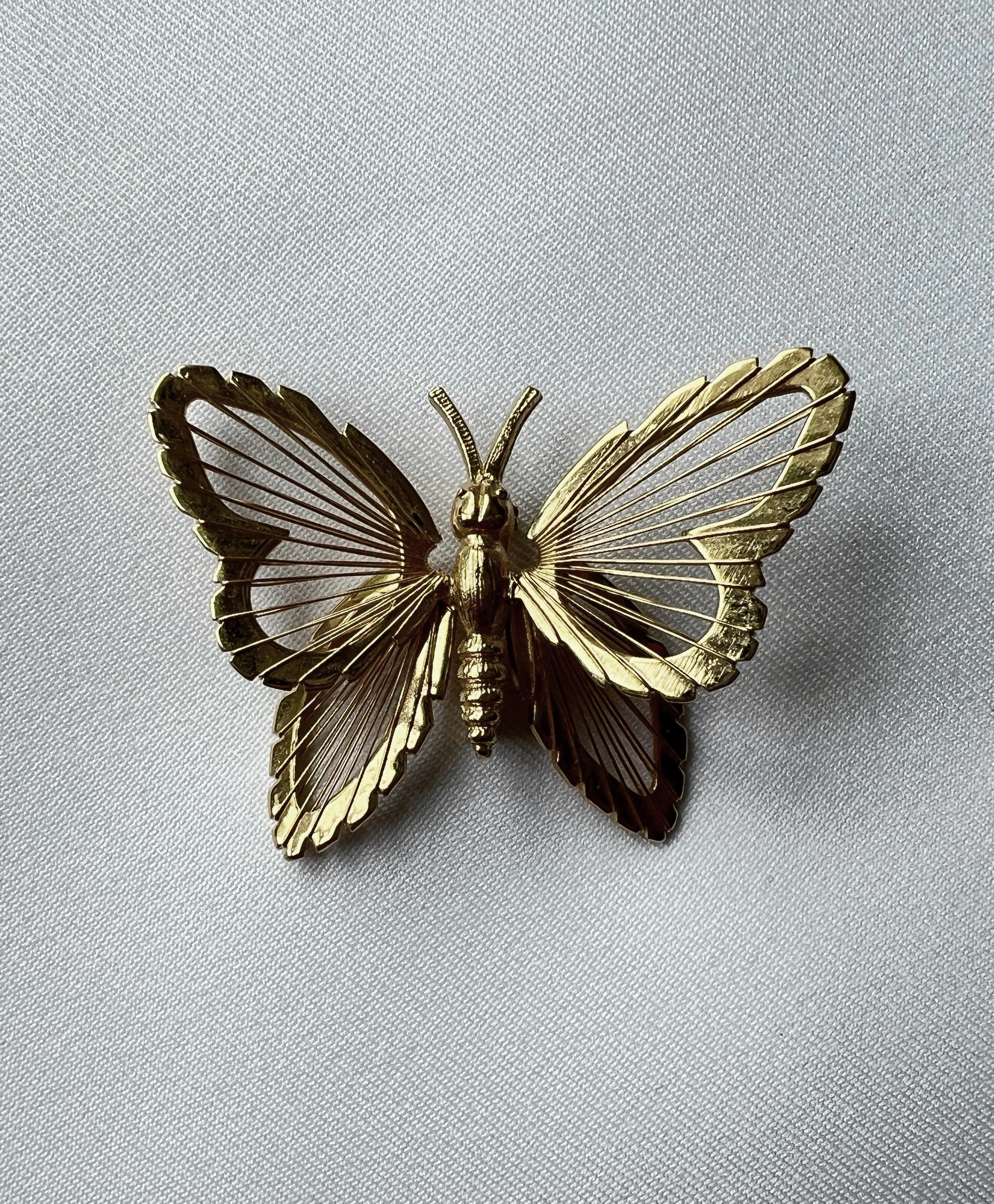 1980s Monet Butterfly Brooch