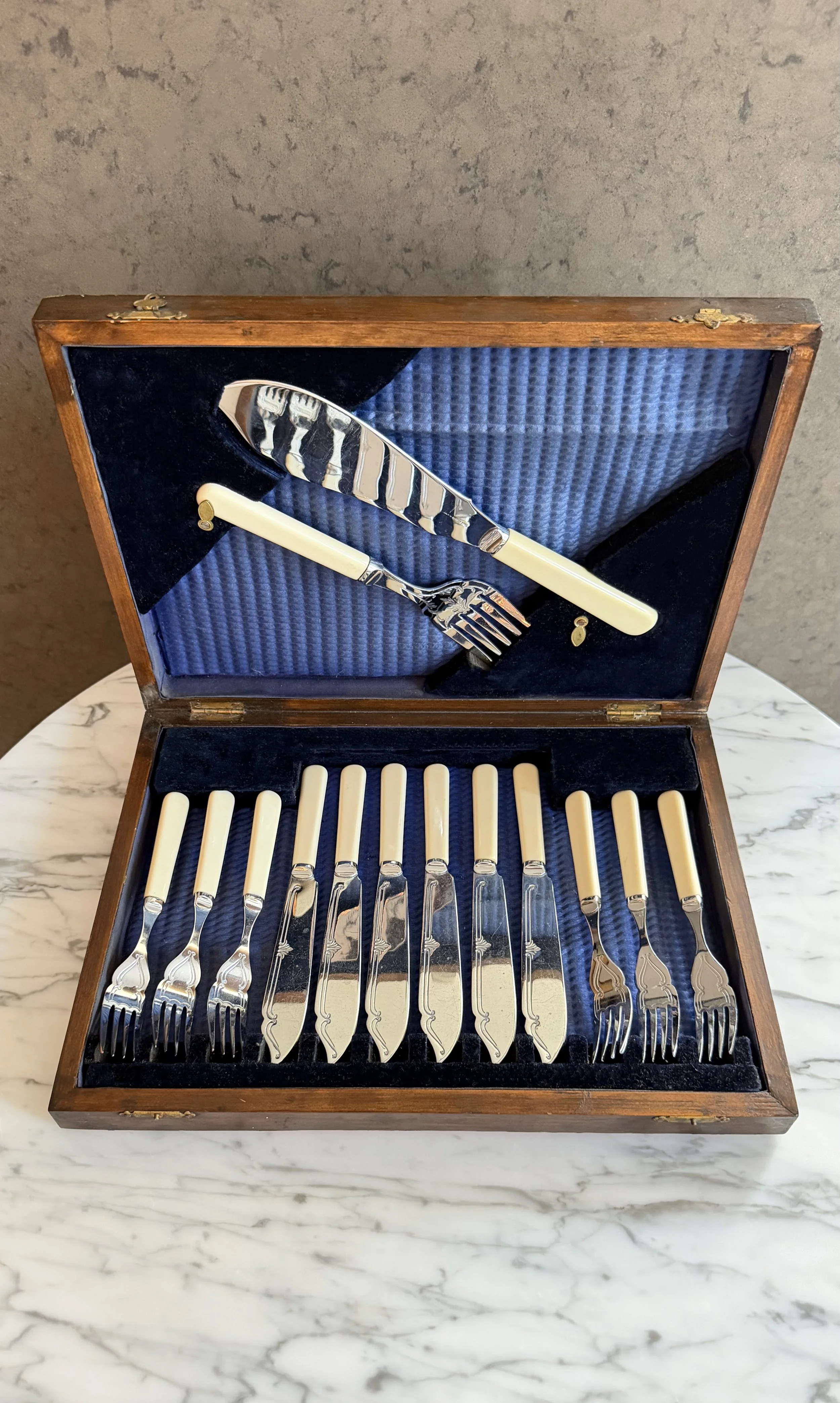Edwardian Fish Cutlery Set