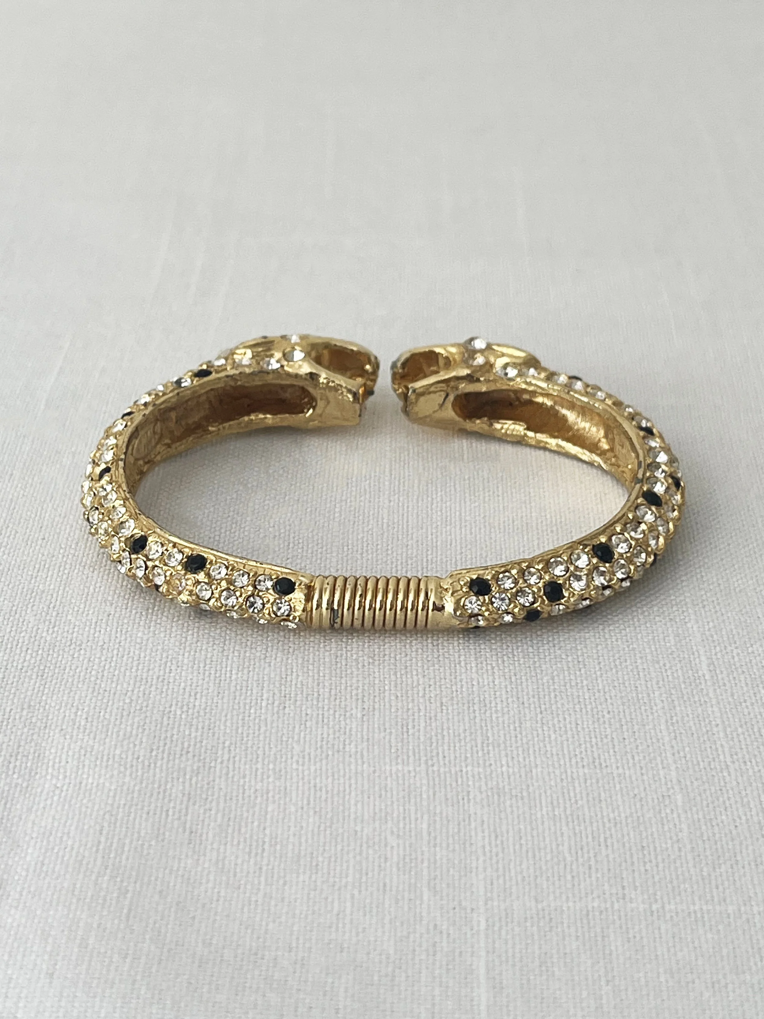 1960s KENNETH JAY LANE DOUBLE LEOPARD BANGLE BACK.jpg