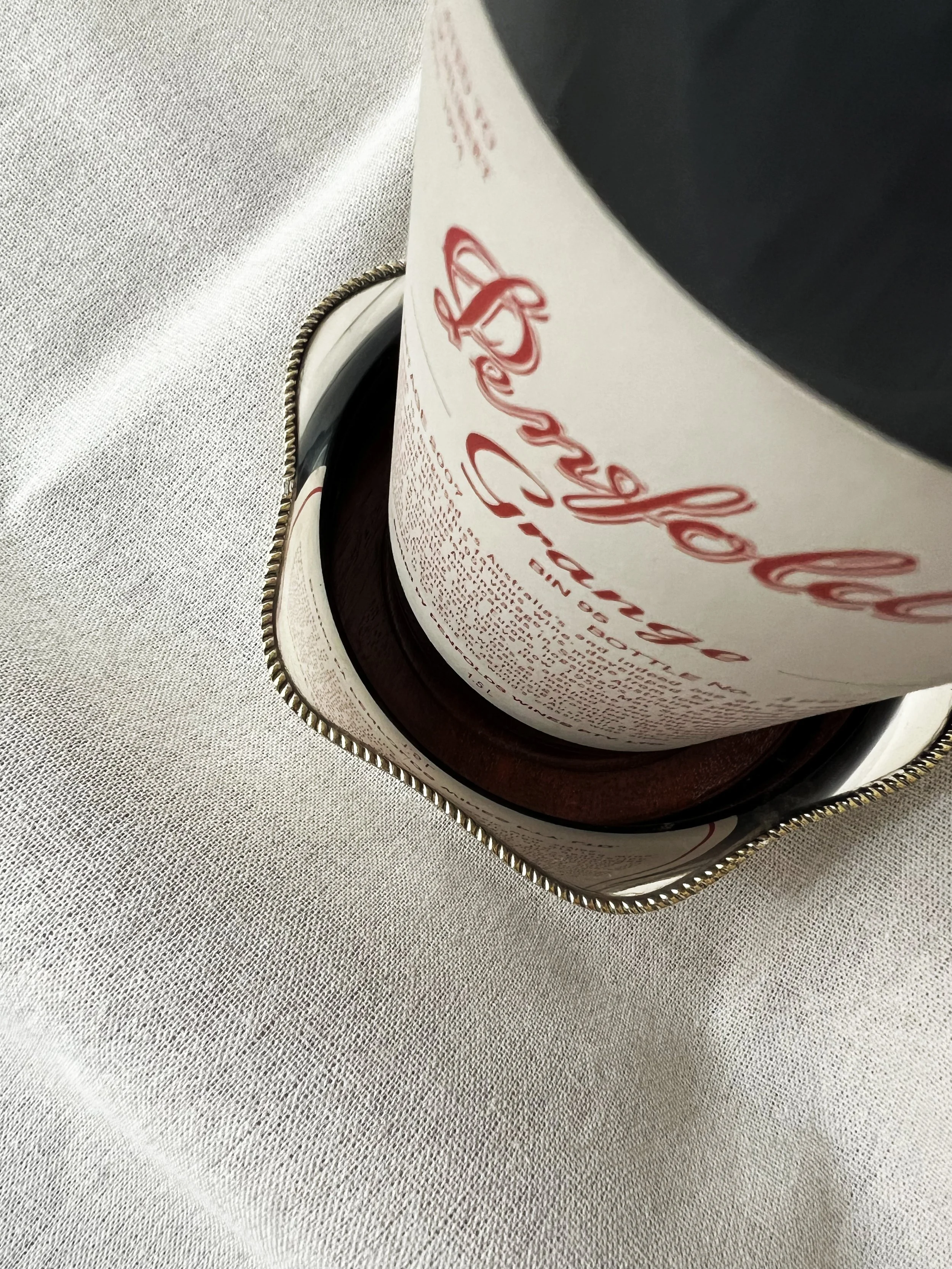 Vintage Silver-Plated Bottle Coaster