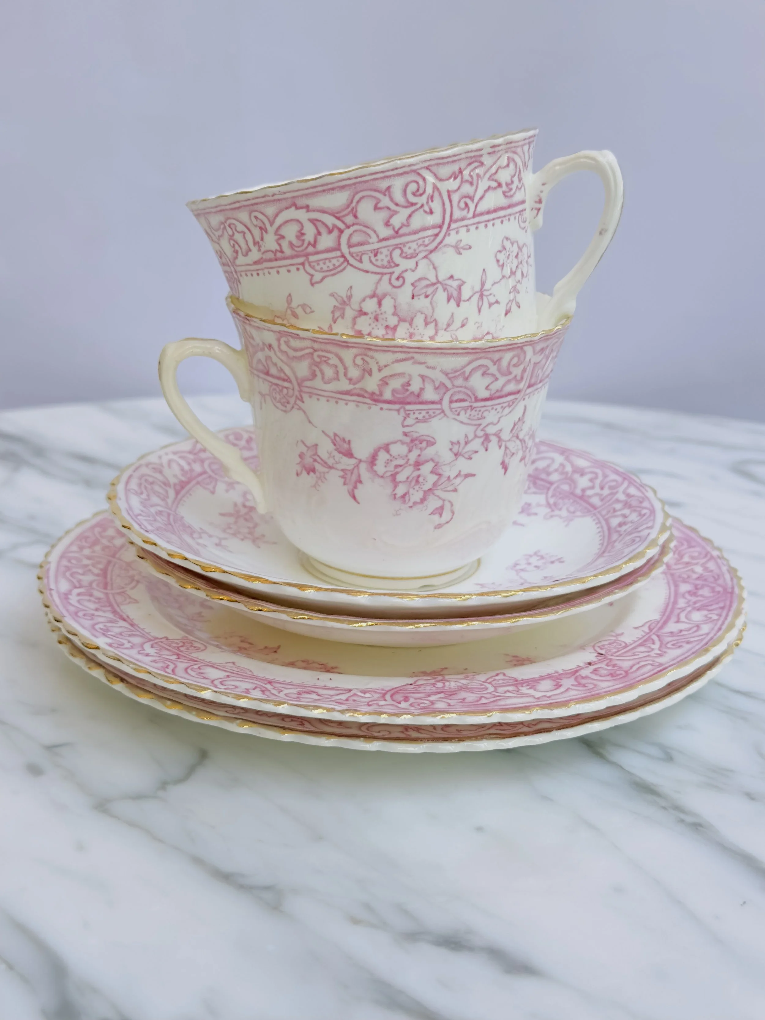 Clyde Pale Pink Teacup Set