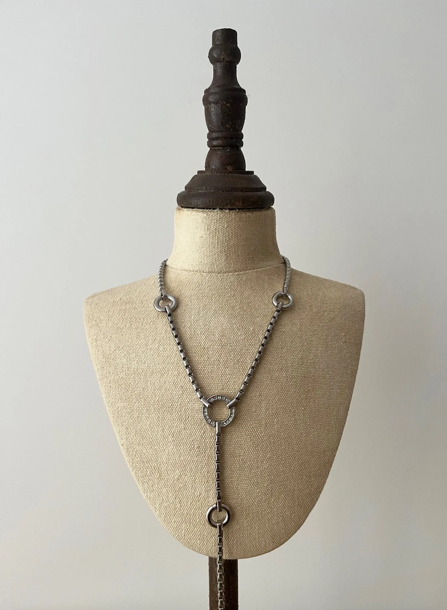 Bijoux Circular Drop Necklace