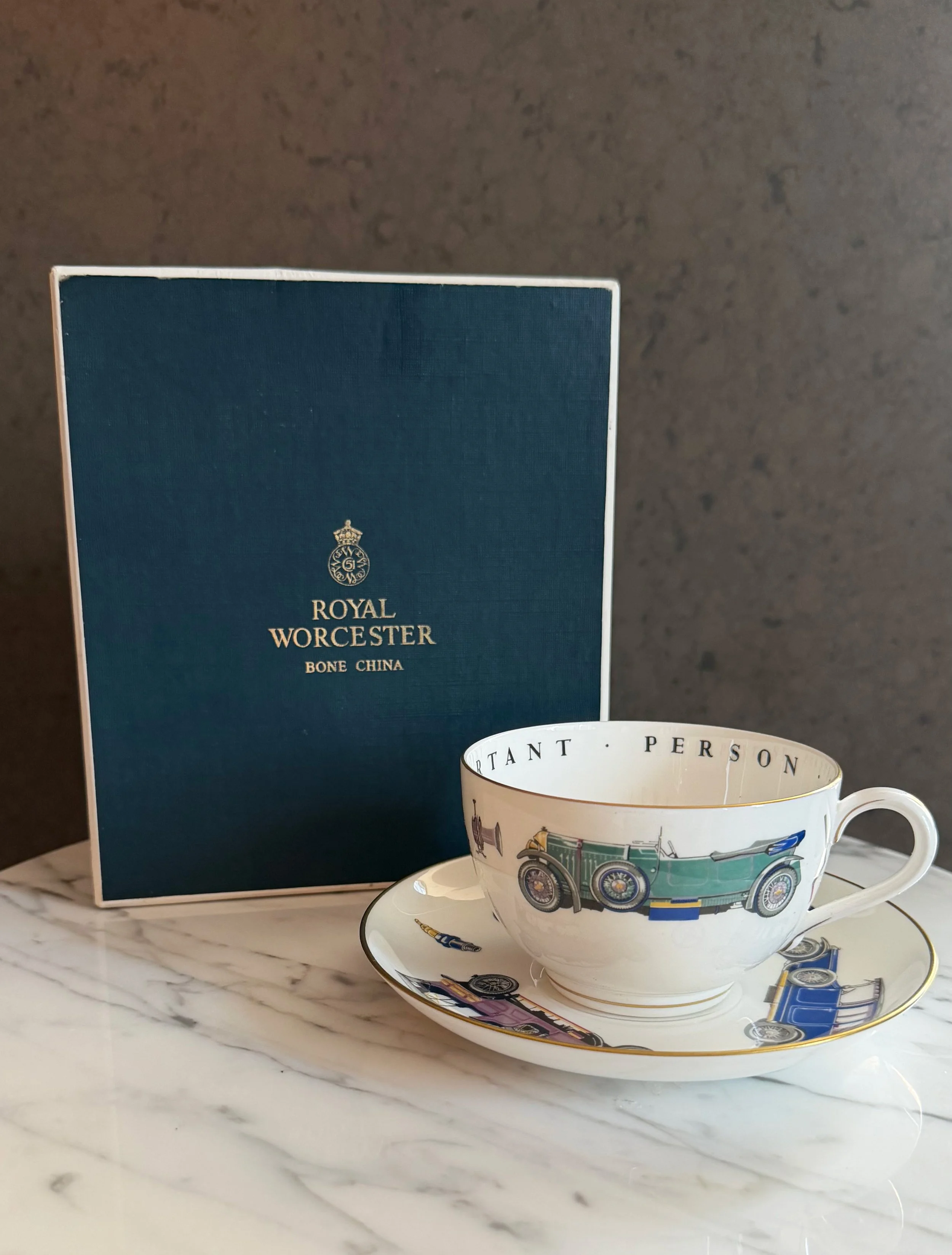 1990s Very Important Person Teacup and Saucer