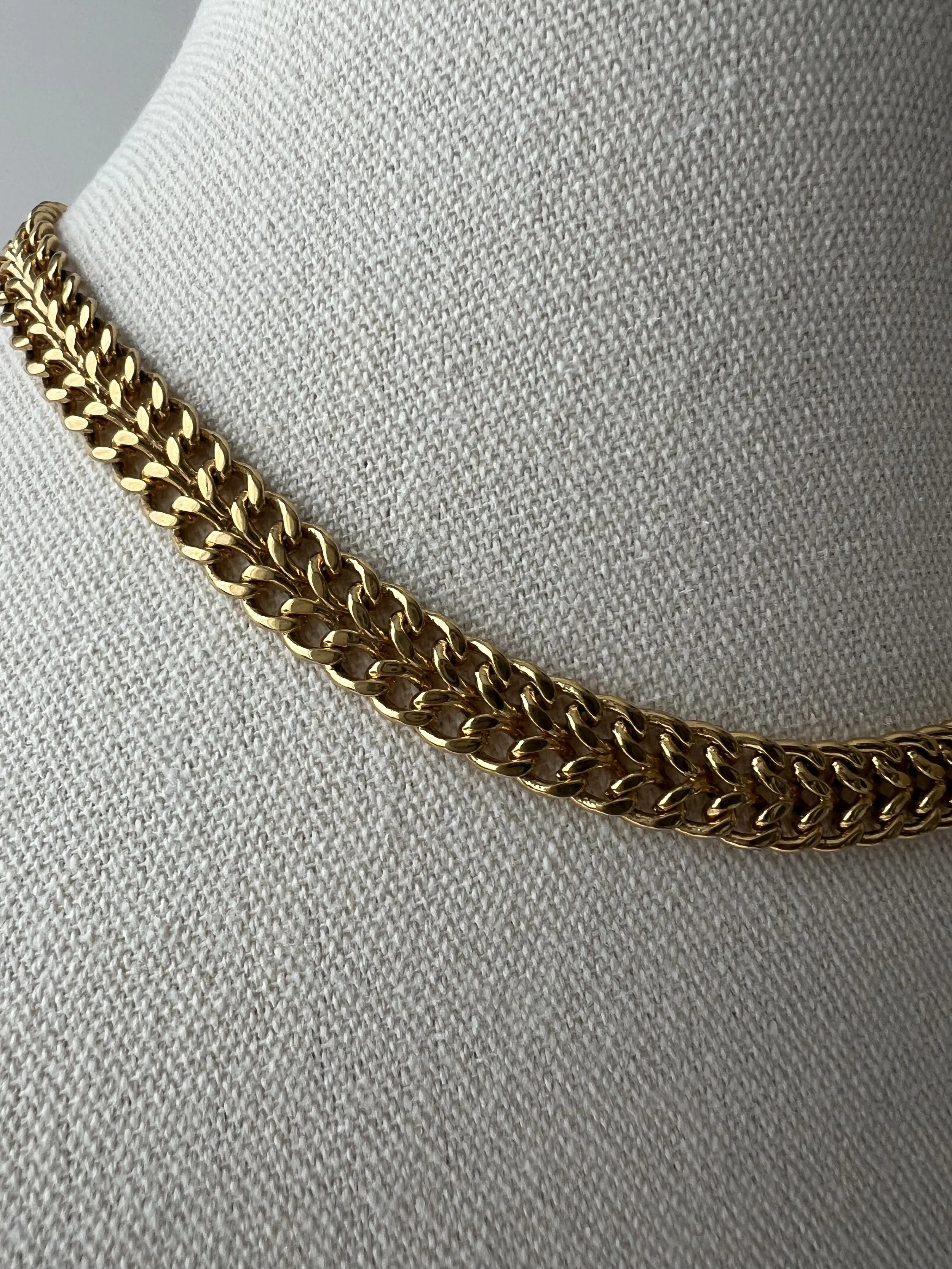 1980s Monet Double-Chain Choker