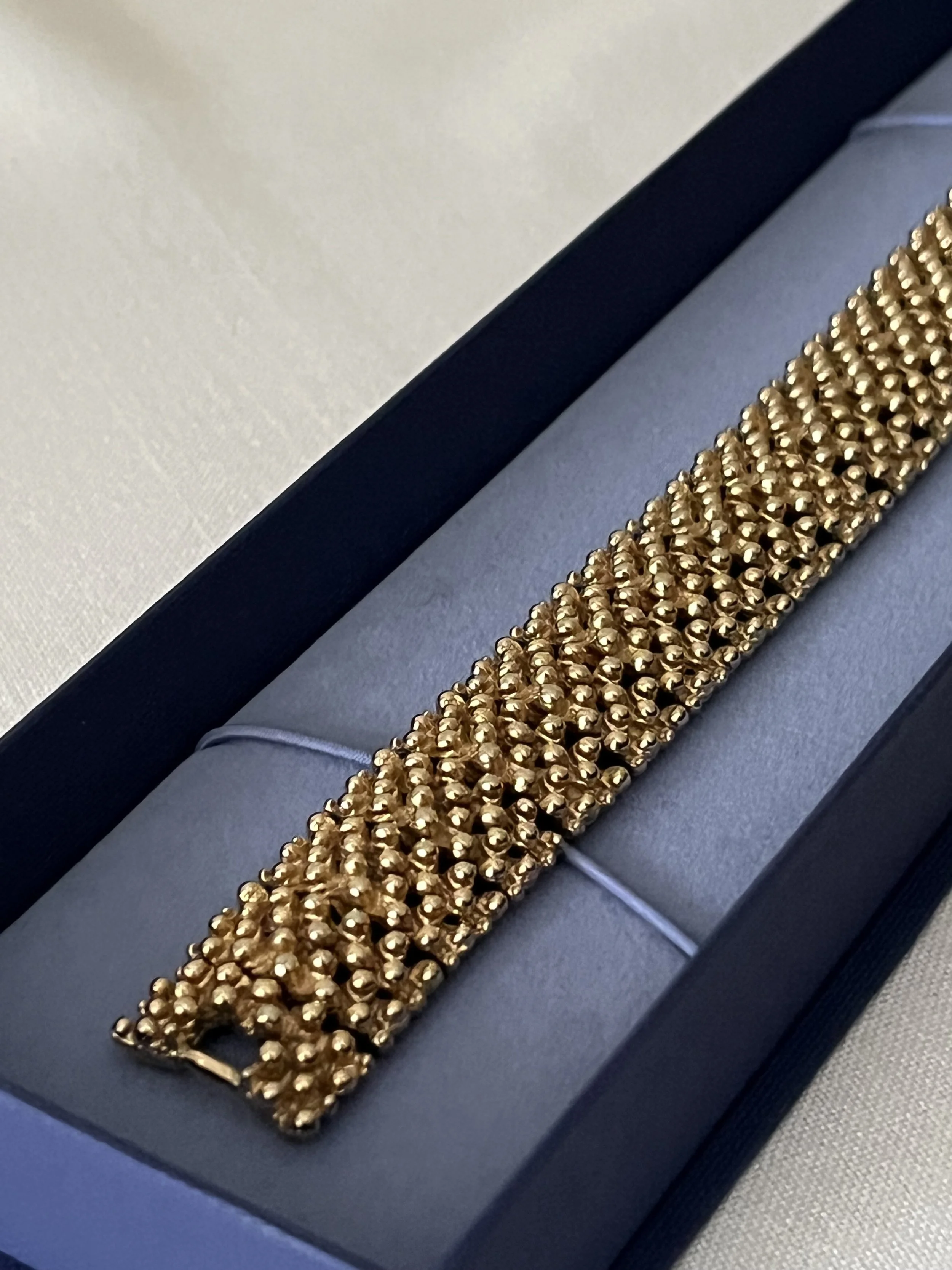 1970s Sarah Coventry Textured Bracelet