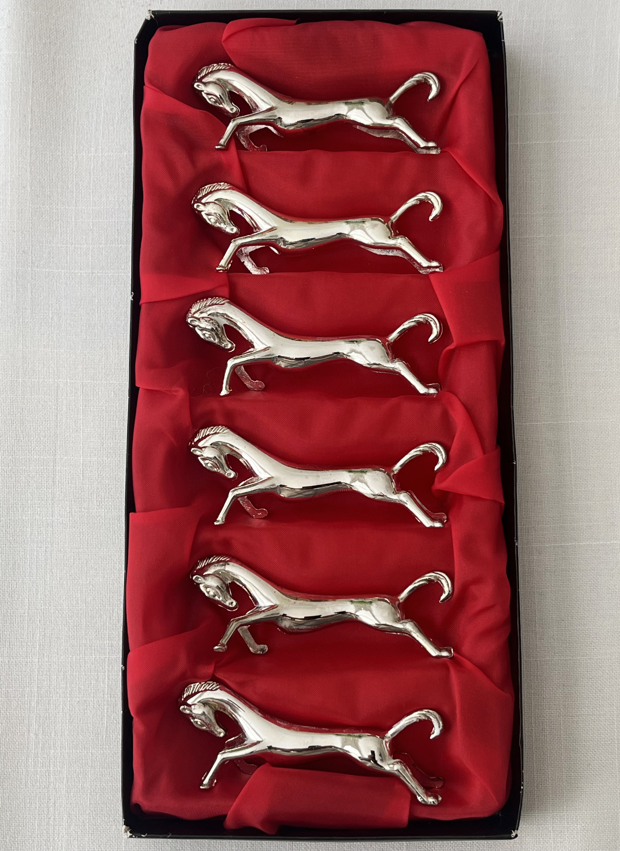 1930s French Horse Chopstick/Knife Holders