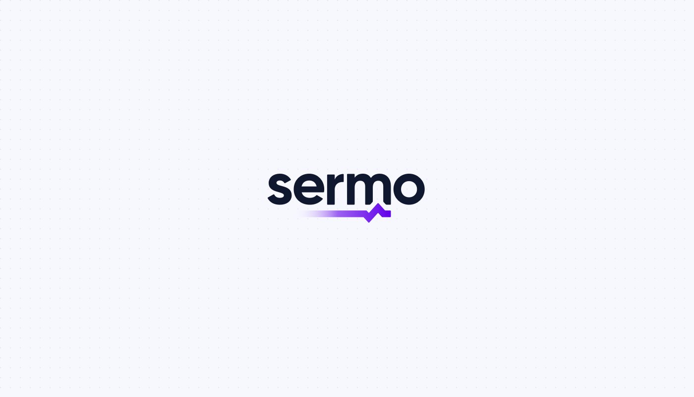 Sermo logo with a stylized speech bubble underneath.