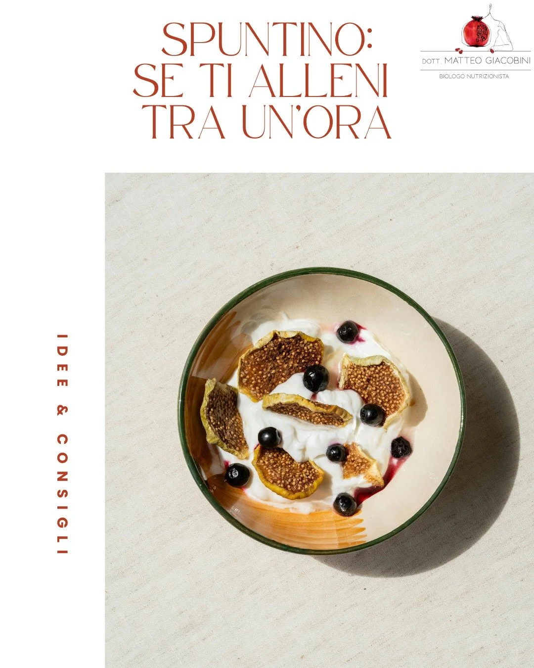 ⏰ Cosa puoi mangiare se ti alleni tra un'ora:

Scegli bene il tuo spuntino: deve essere leggero, digeribile e ricco di energia pronta all&rsquo;uso 💥

🔸 Cosa scegliere: carboidrati semplici + un po&rsquo; di proteine
🔸 Cosa evitare: troppi grassi 