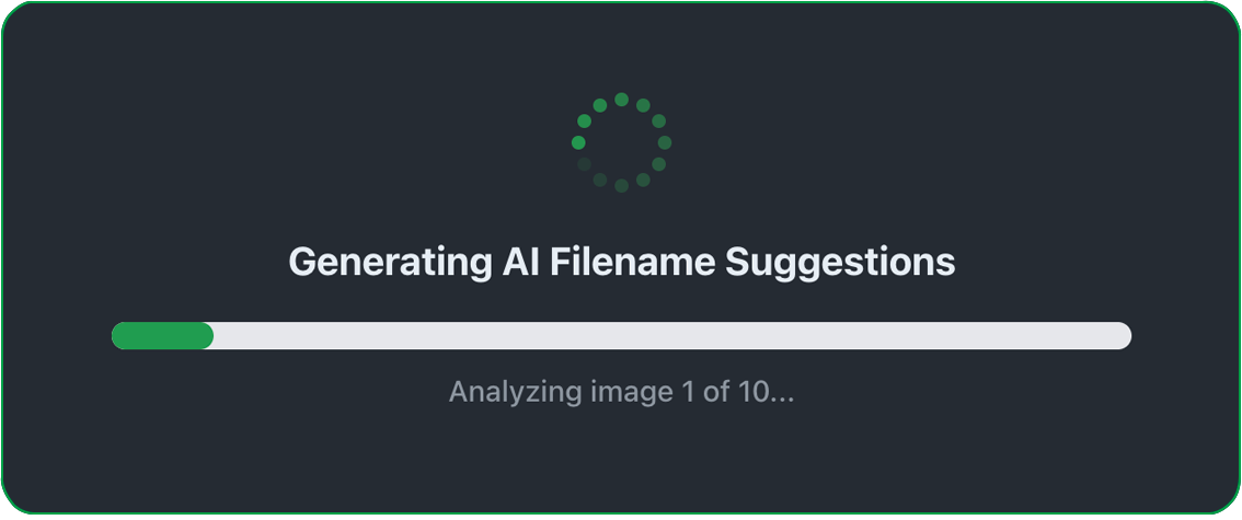 AI filename regeneration