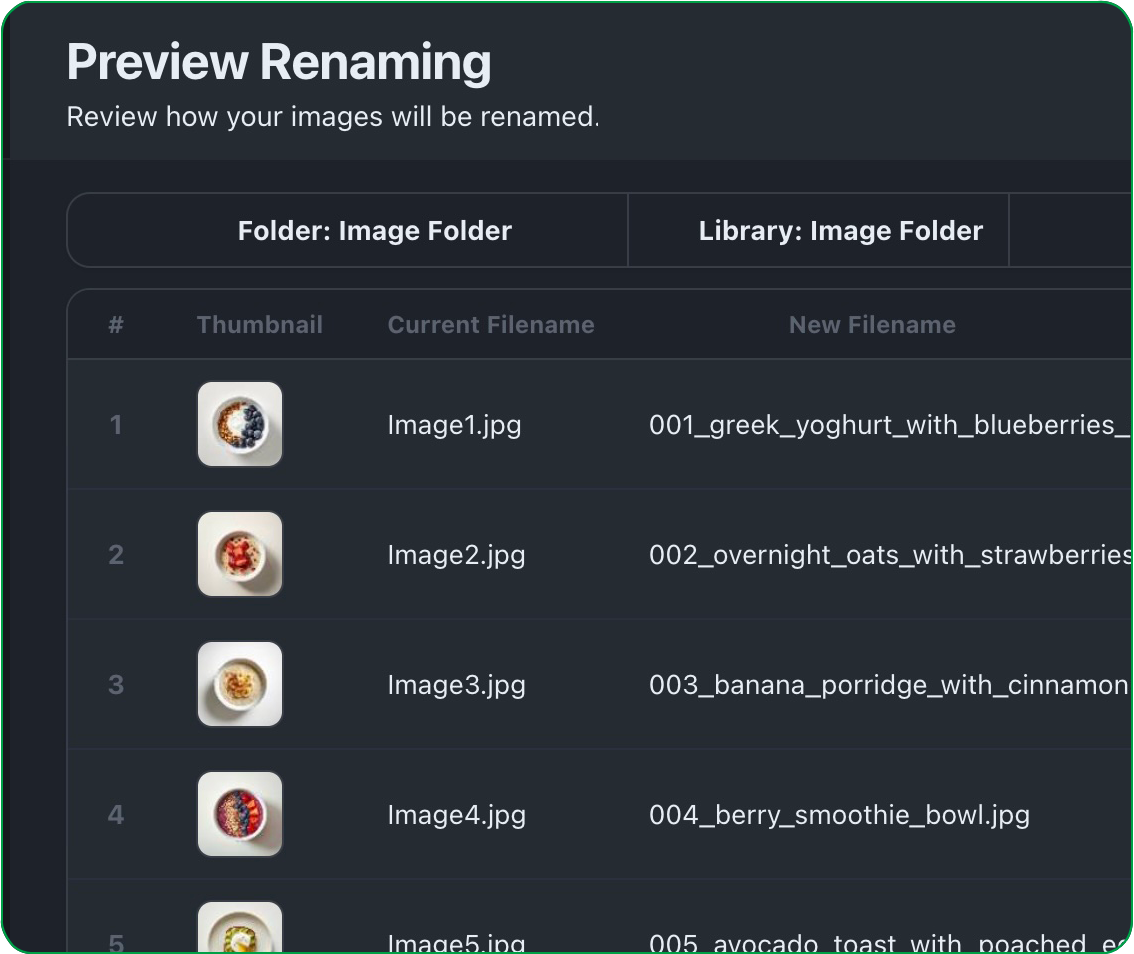 Preview List