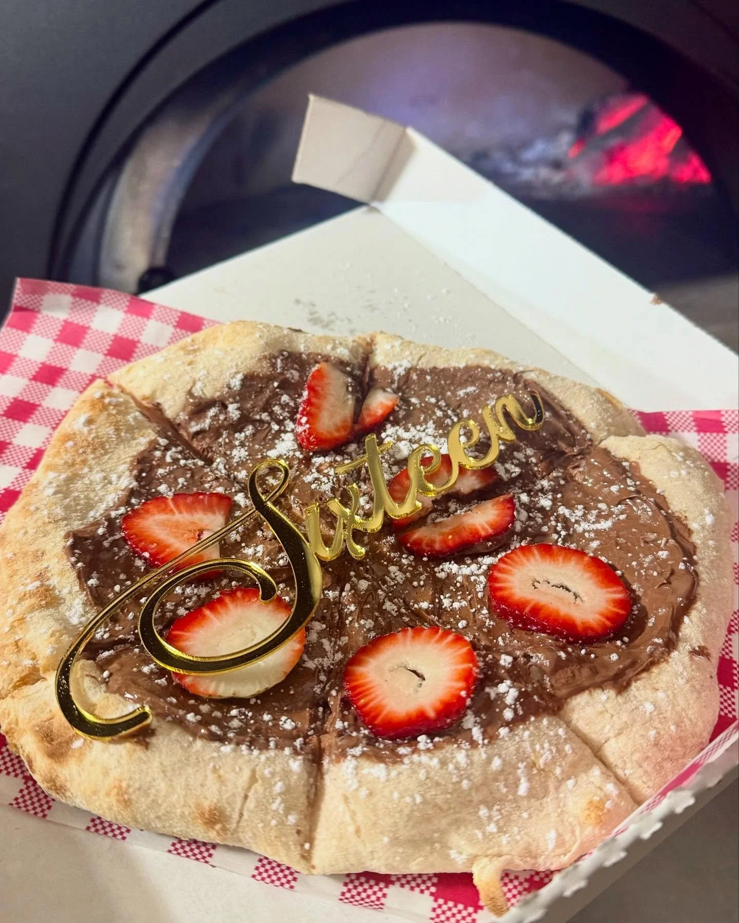 Sweet 16 celebrations just got a whole lot tastier! 🍕🎉 Thanks for having Pizzamore bring the authentic woodfired pizza vibes to Matilda&rsquo;s special day! #WoodFiredPizza #Sweet16 #PartyPerfection&rdquo;