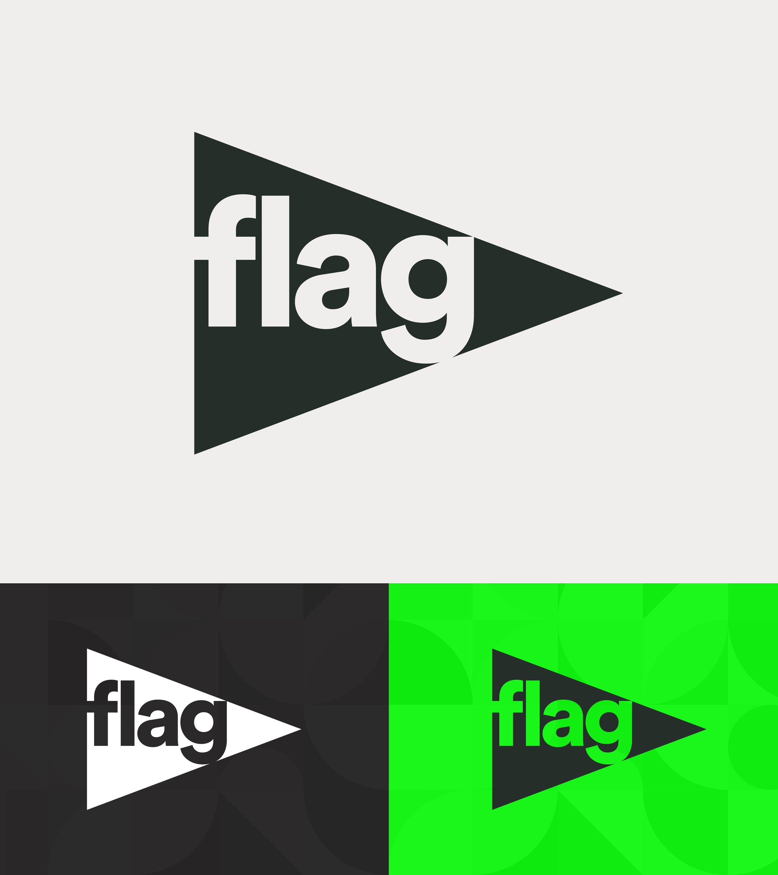 Flag logo design