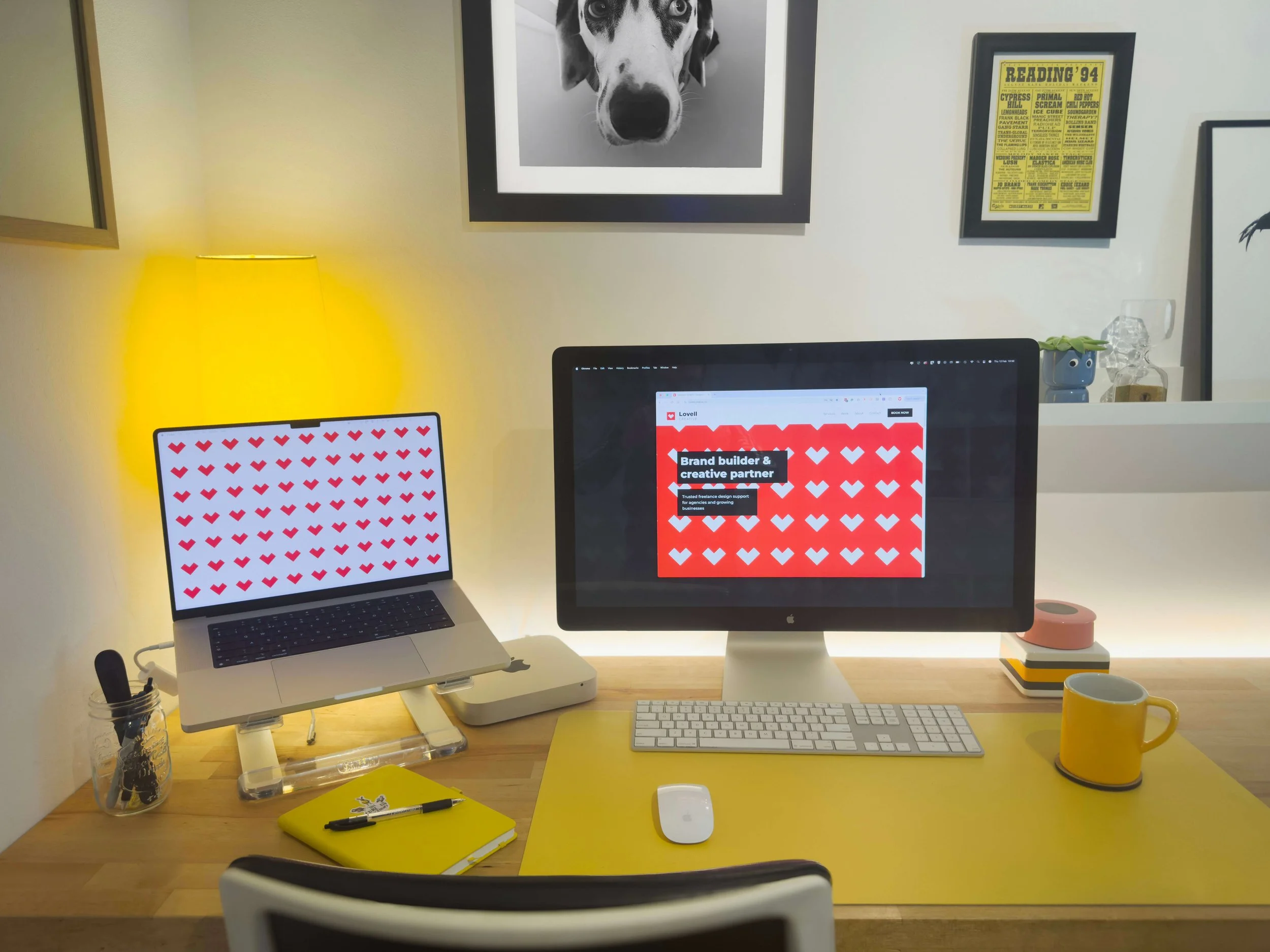 Ross Lovell's current studio setup