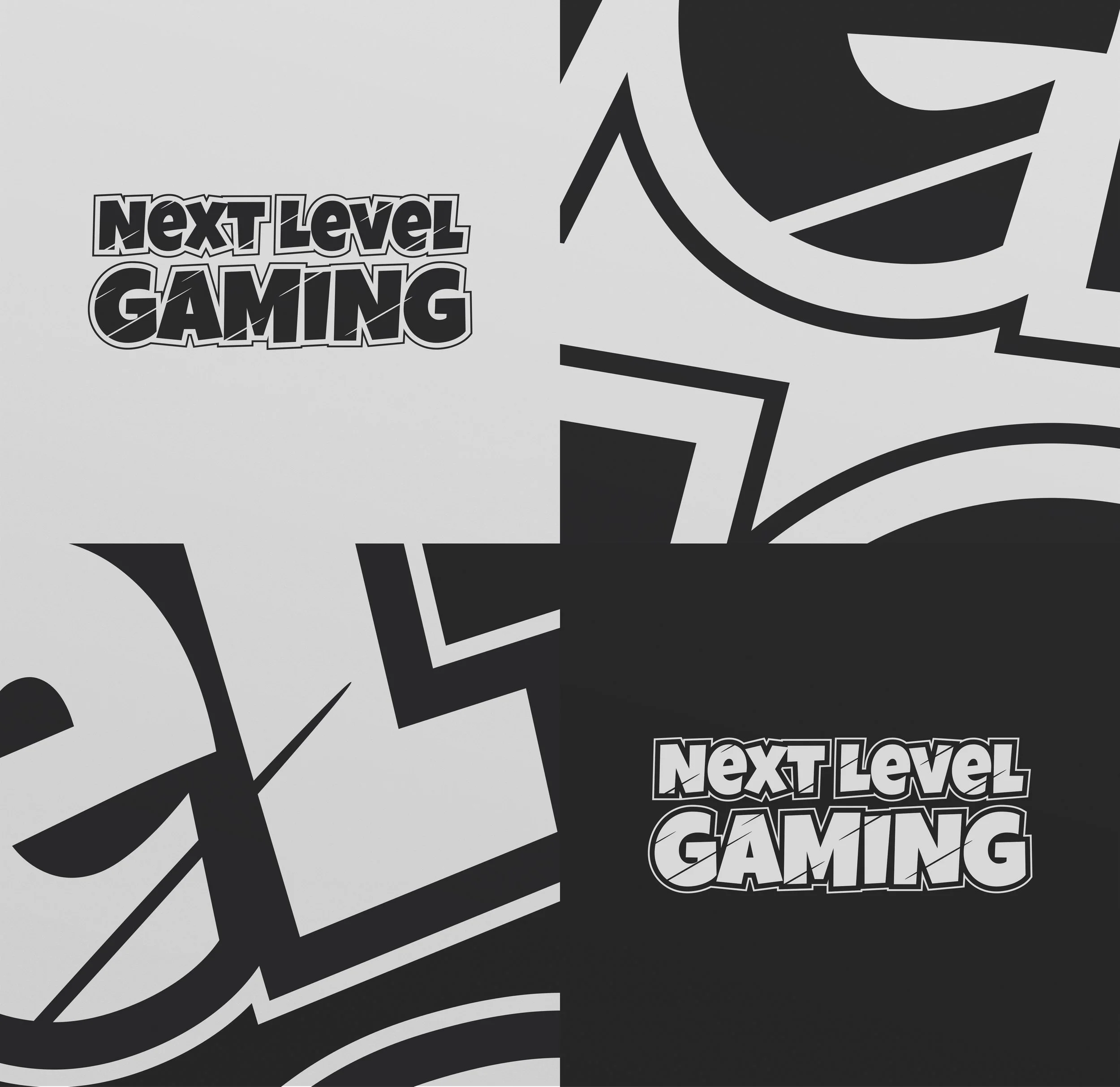 Next Level Gaming logo variations