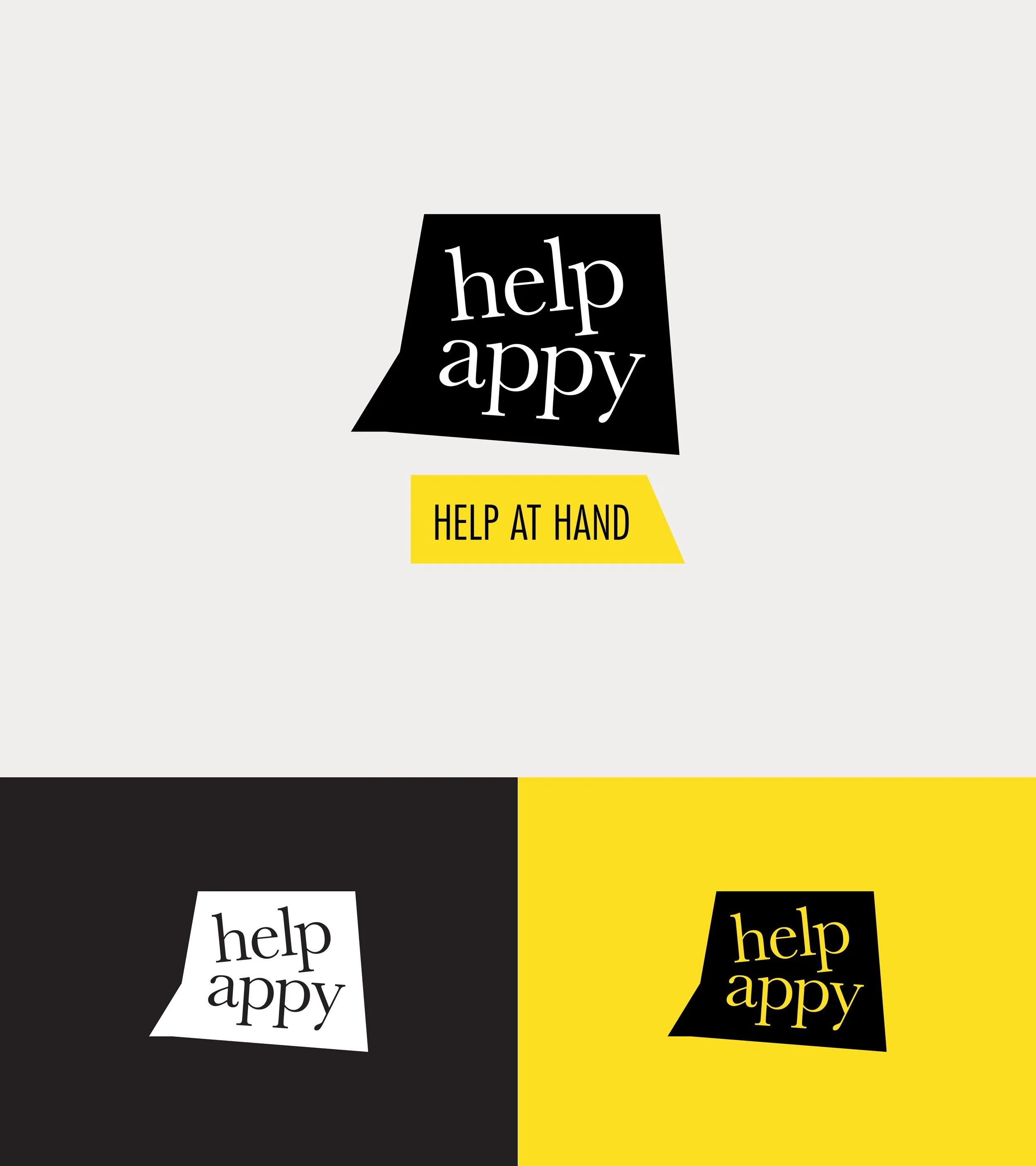 Helpappy logo design