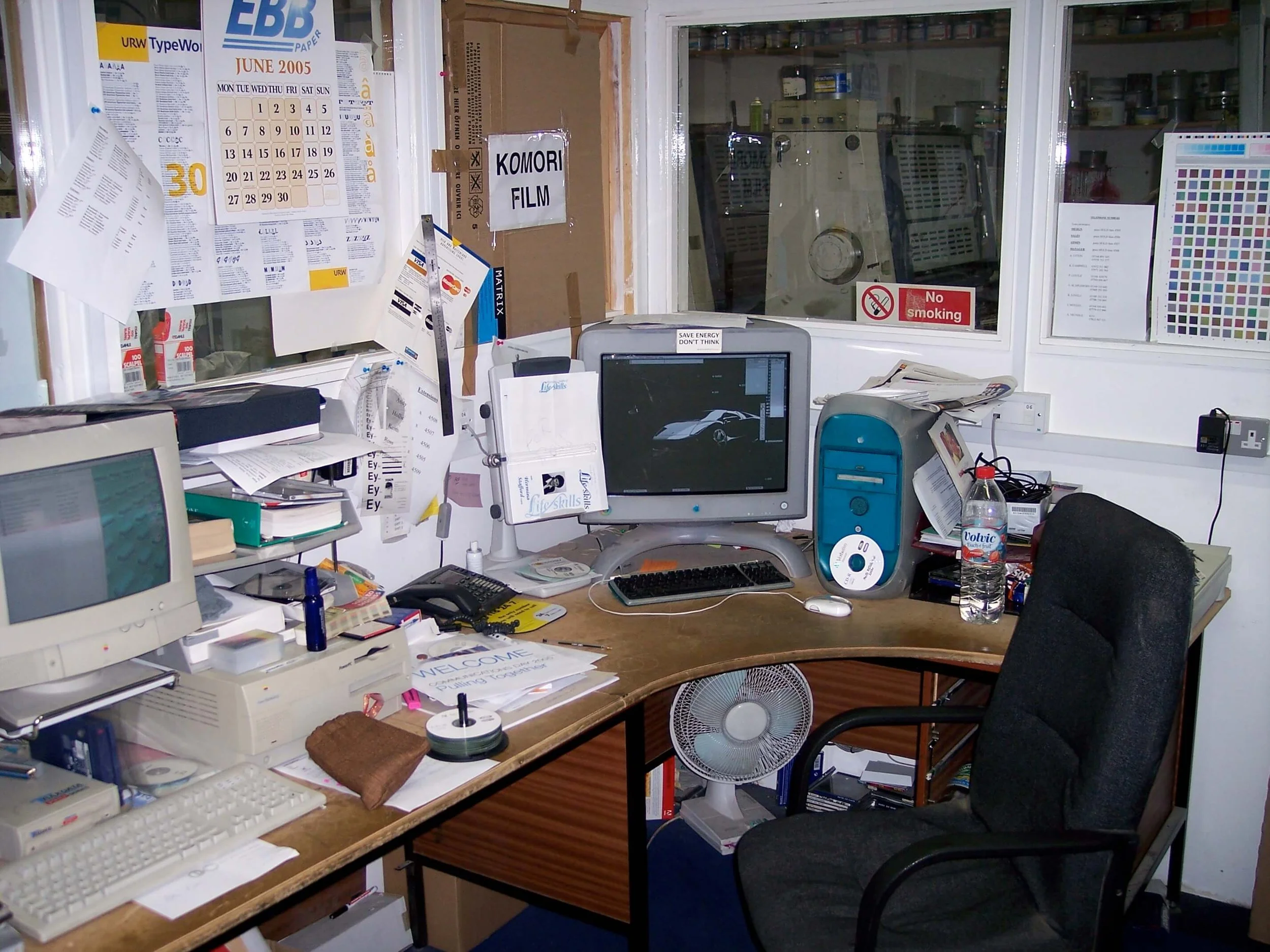 Ross Lovell's creative workspace