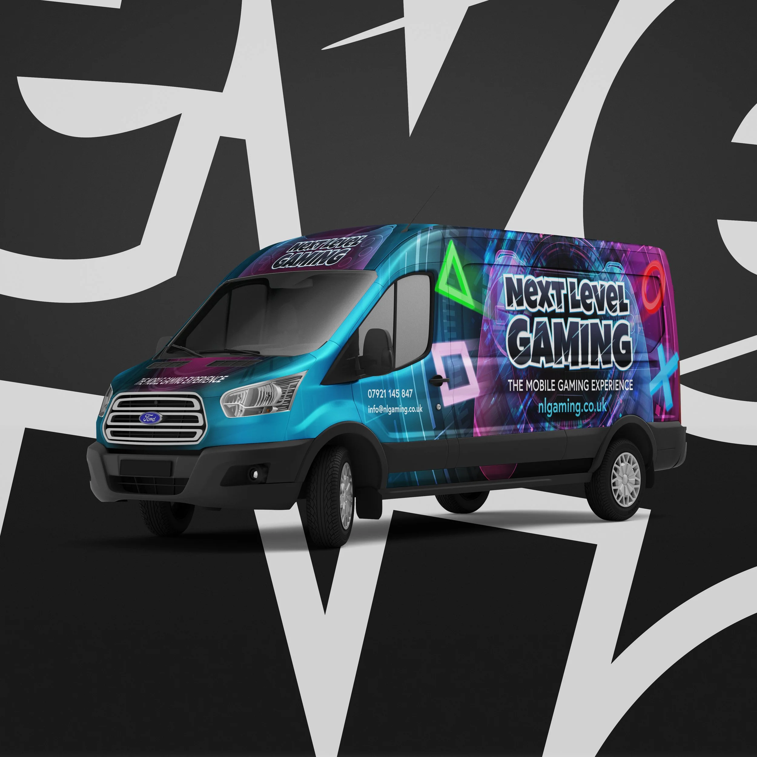 Next Level Gaming – Mobile gaming van branding & livery