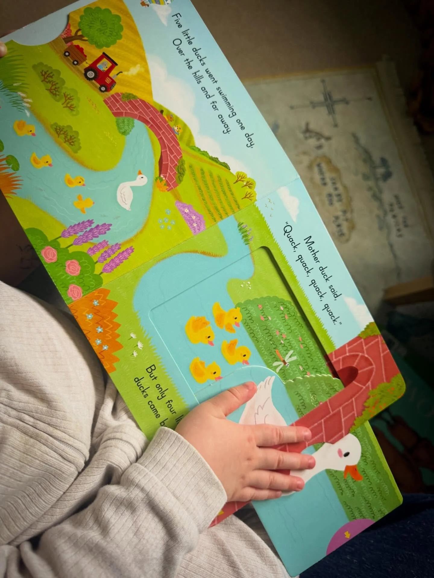 Morning light spills in as I open his blind, soft and gold and slow, and before the day can begin there&rsquo;s only one rule&hellip; we have to read the duck book first. Always the duck book. Little hands flipping the worn pages, him smiling and say