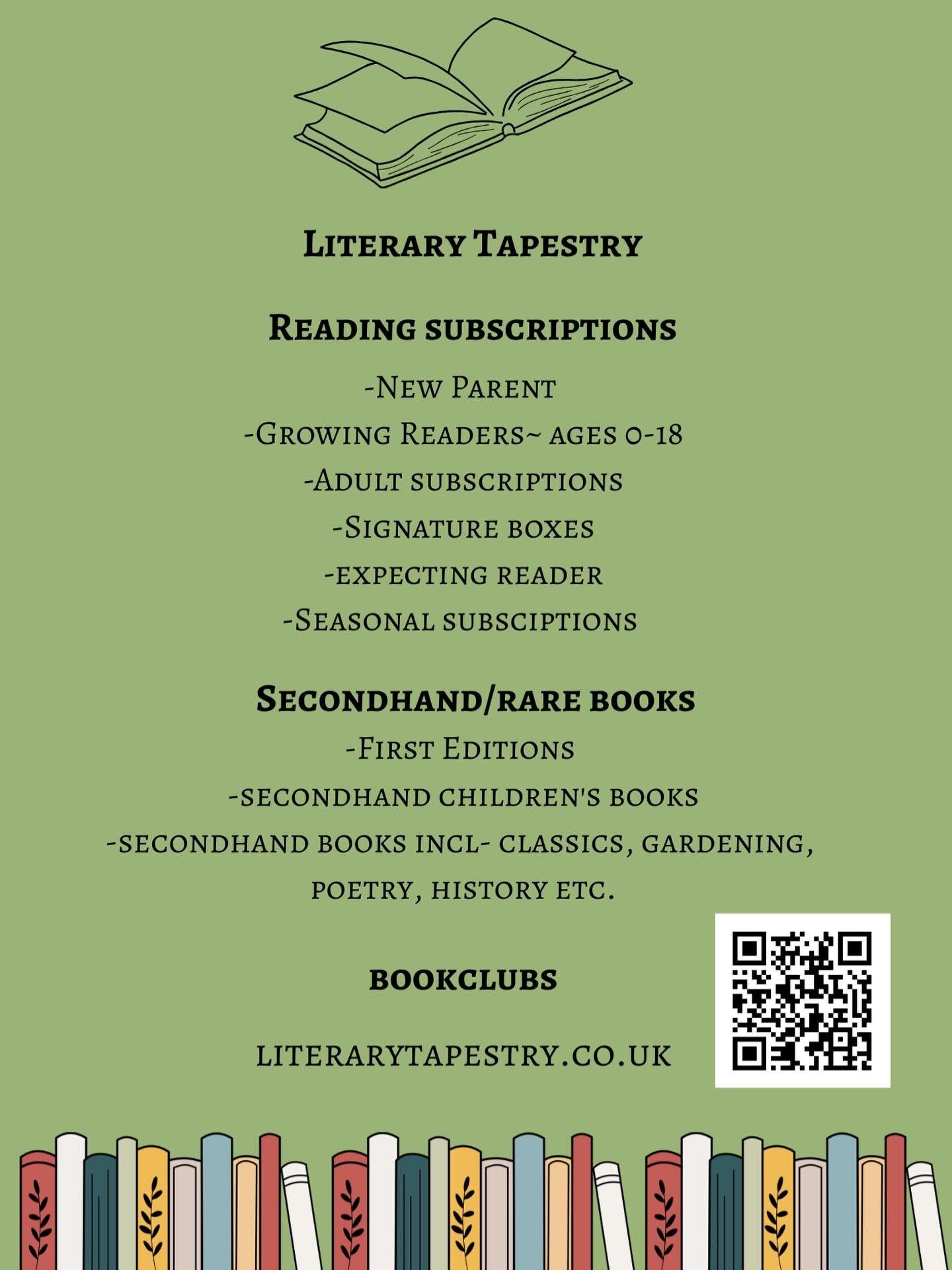 An evening spent designing a poster to say we are here! ✨

With subscriptions starting to fill up (a huge thank you to all our new seasonal subscribers, there are going to be lots of mums delighted this weekend with their personalised book subscripti
