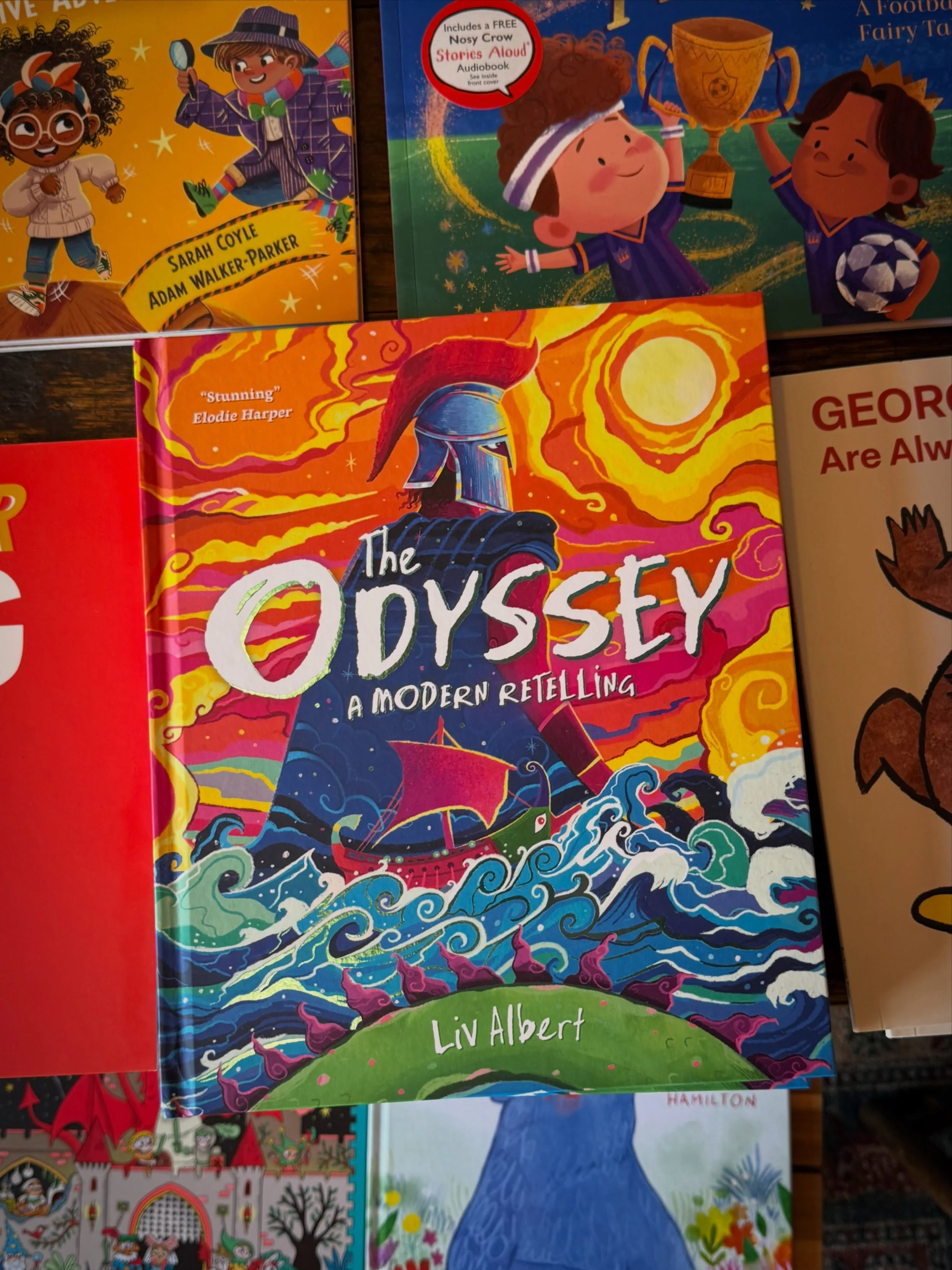 As a mum who studied The Odyssey, I was so excited to discover this beautifully illustrated retelling by Liv Albert. Being able to share one of history&rsquo;s greatest epics with younger readers feels incredibly special. Especially with the new film