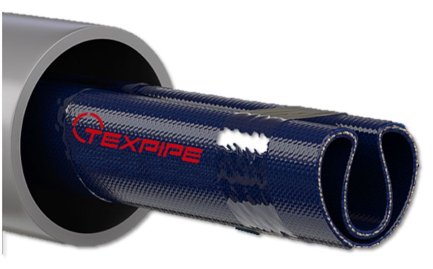 Internal Trenchless Pipe Rehabilitation - special reinforced hoses for water and industry