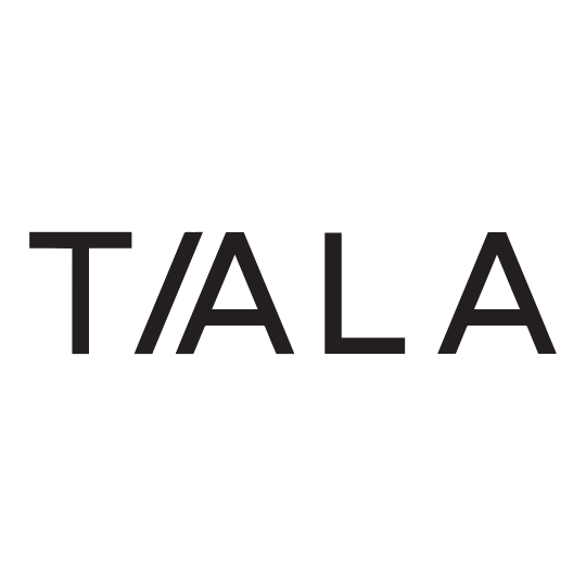 The TALA logo with the word 'TALA' in bold black font.
