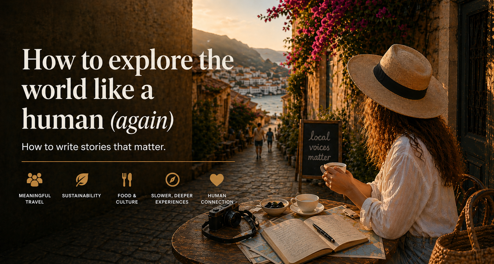 How to explore the world like a human (again)