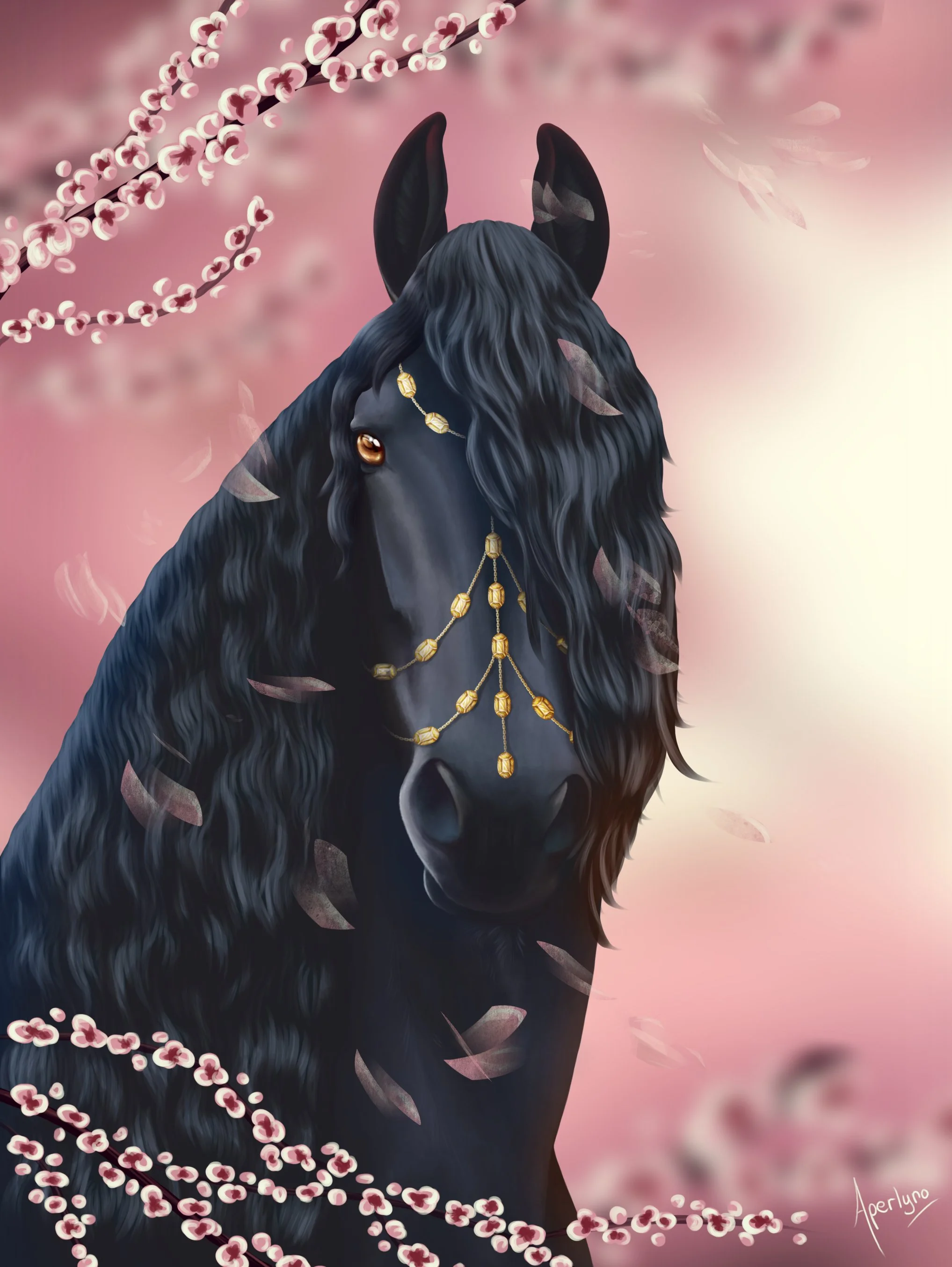 Pink friesian