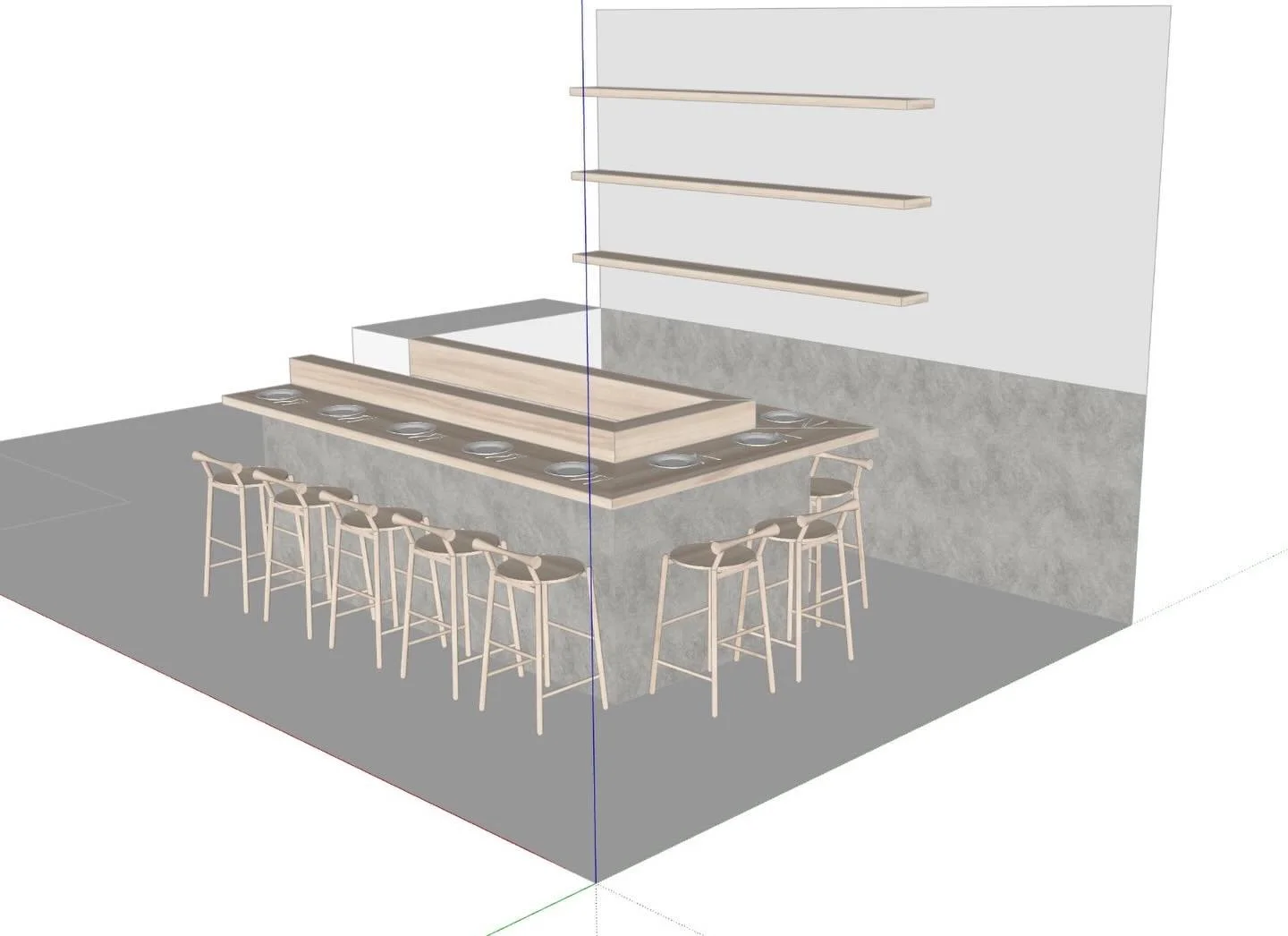 FIRST DRAFT

Here&rsquo;s a look at the first draft of the dining area from James @parallel_architecture.

It&rsquo;s just a starting point and adaptation is inevitable but we wanted to show you what kind of space we plan to build.

Unique and consid