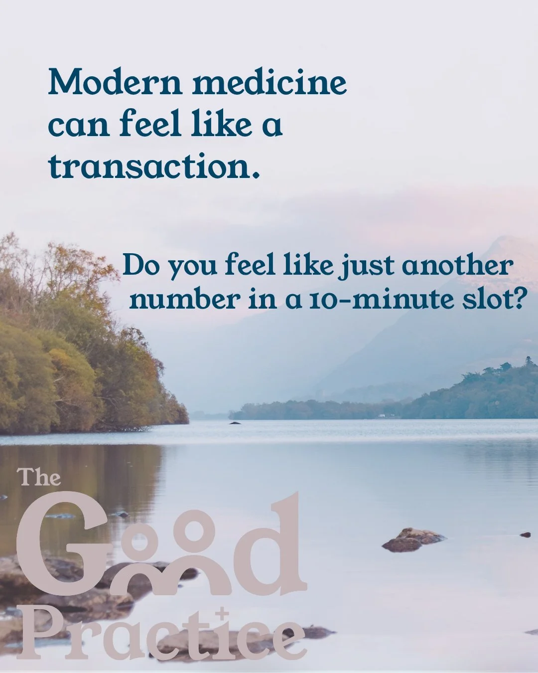 Sometimes modern medicine feels a bit like a transaction.

We&rsquo;re doing things differently. We&rsquo;re returning to the "Village Doctor" ethos, prioritising time, empathy, and the human story over screens and systems.

Welcome to a ne