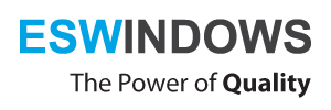 ESW Windows logo with the tagline "The Power of Quality"