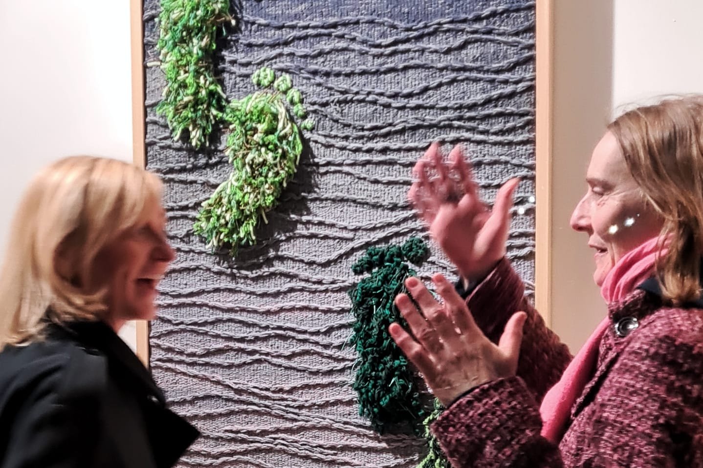 Installation view, Threading Land, Frances Crowe, Scenius Gallery, 2026
