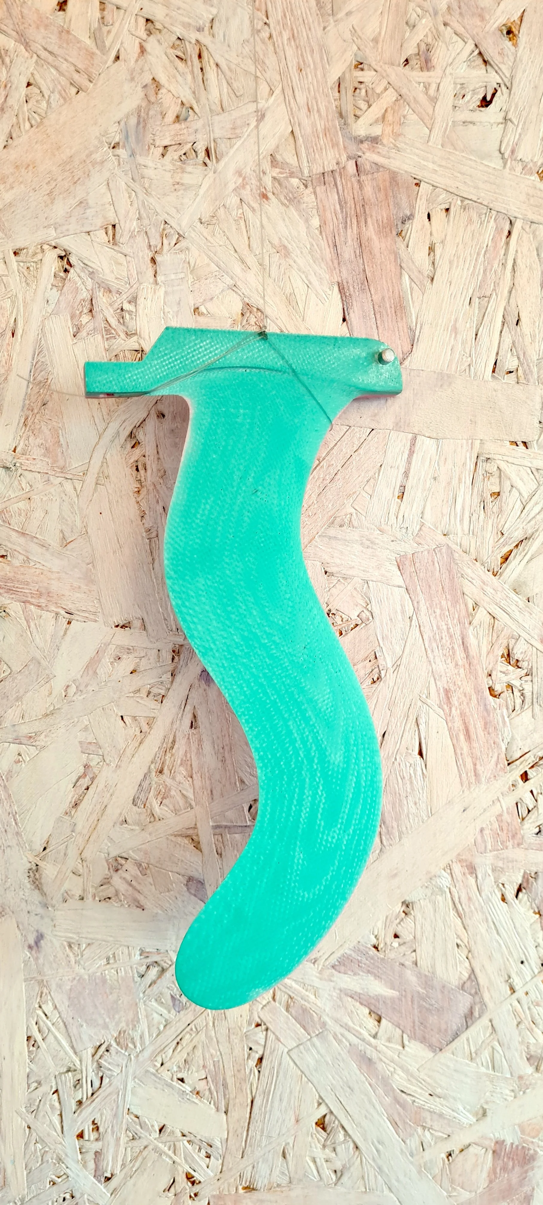 Tortional bar single fin - vinylester + TE base flex