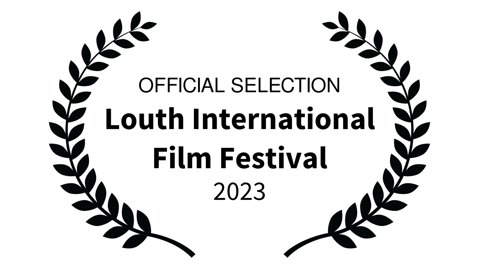 Black award ribbon with the text 'Winner Best Original Screenplay' inside a laurel wreath.