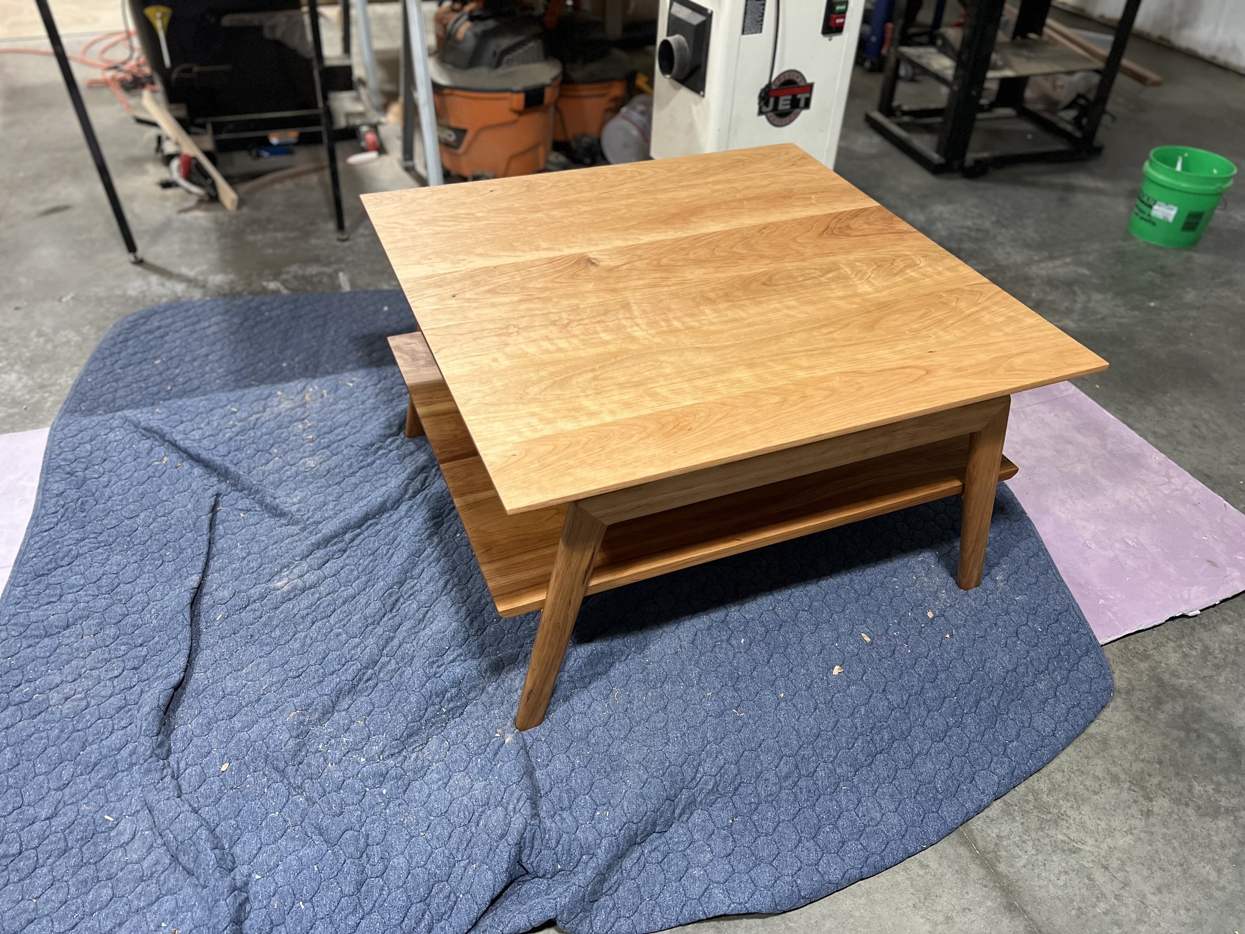 cherry wood coffee table