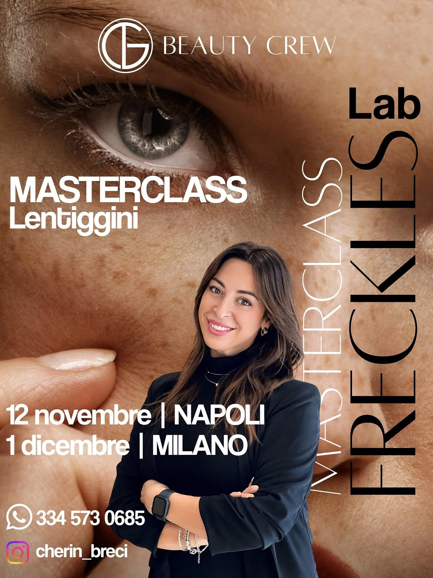 📅SAVE THE DATE!
La prossima Freckles Lab Masterclass &egrave; ufficiale:
Due nuove tappe per riscoprire l&rsquo;arte della naturalezza delle lentiggini tatuate❤️&zwj;🔥

📍12 novembre / Napoli
📍1 dicembre / Milano

I posti sono limitati per garanti
