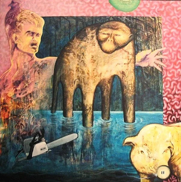 The monkey that could talk. Acrylic on canvas. Gonzalo Varela.