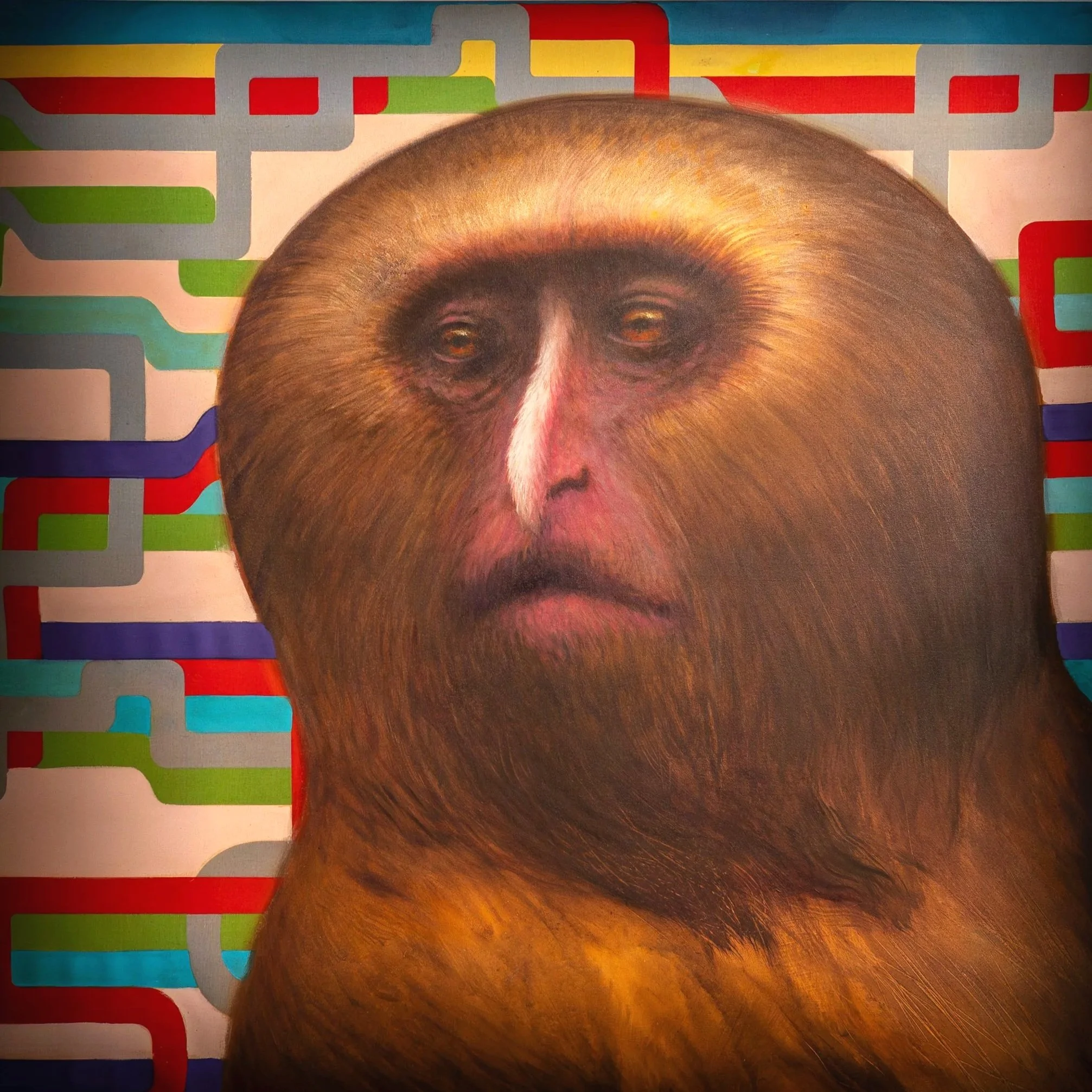 The monkey who told our story 2026 
Mixed media. Gonzalo Varela