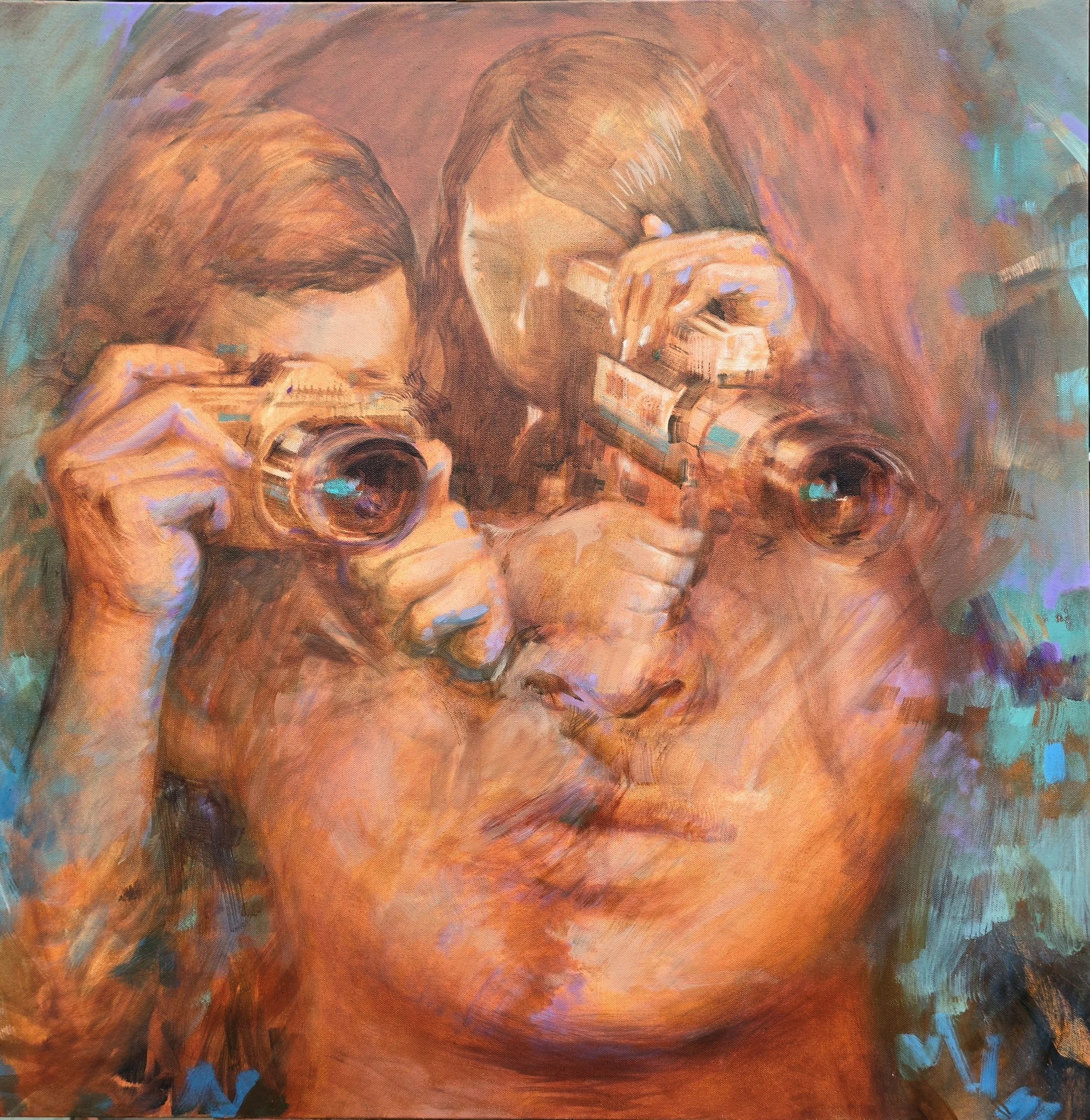 Two that make three. Oil on canvas.
Gonzalo Varela.