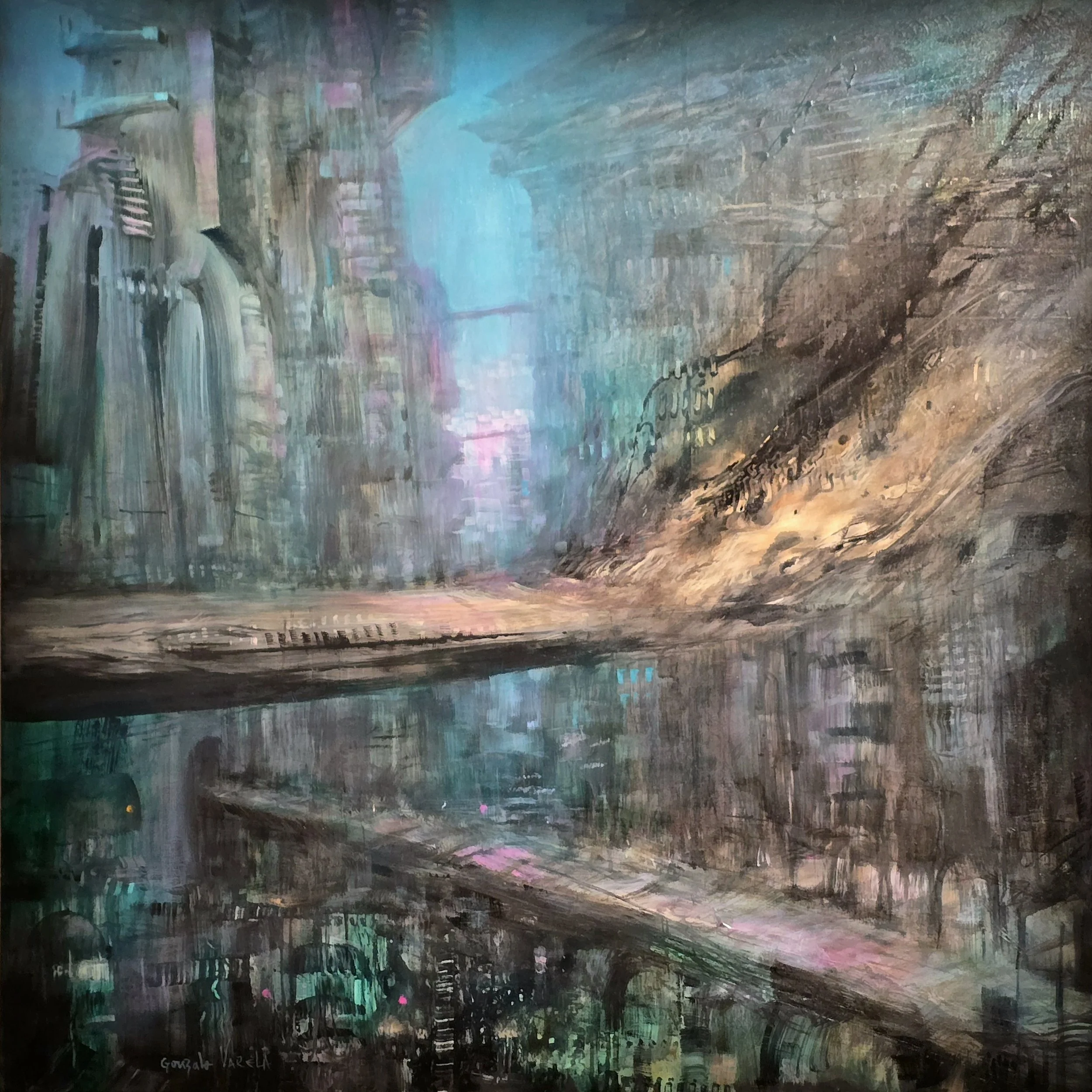 Metroland 2026. Oil on canvas. 
Gonzalo Varela