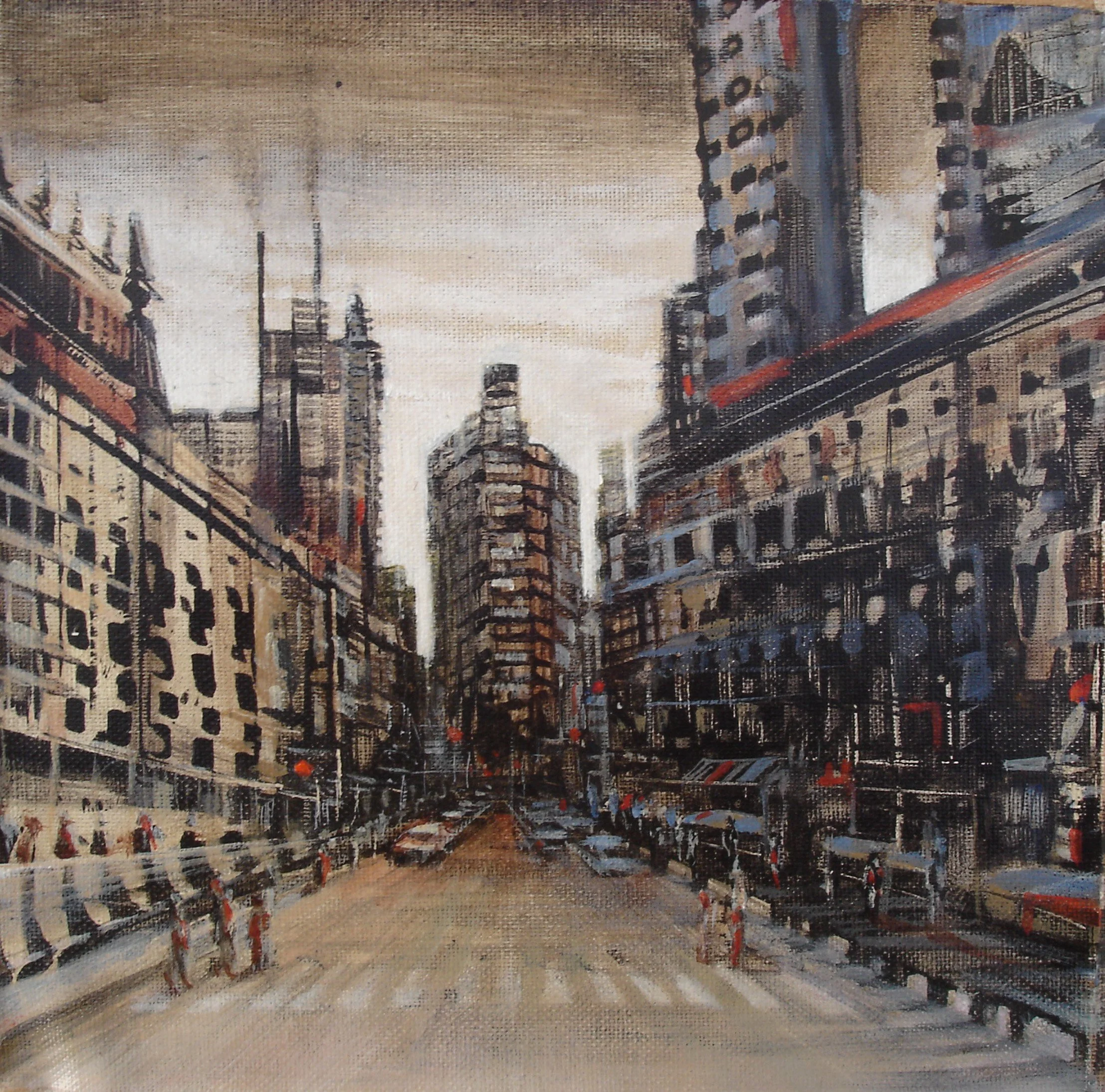 Landscape to scape. Acrylic. Gonzalo Varela