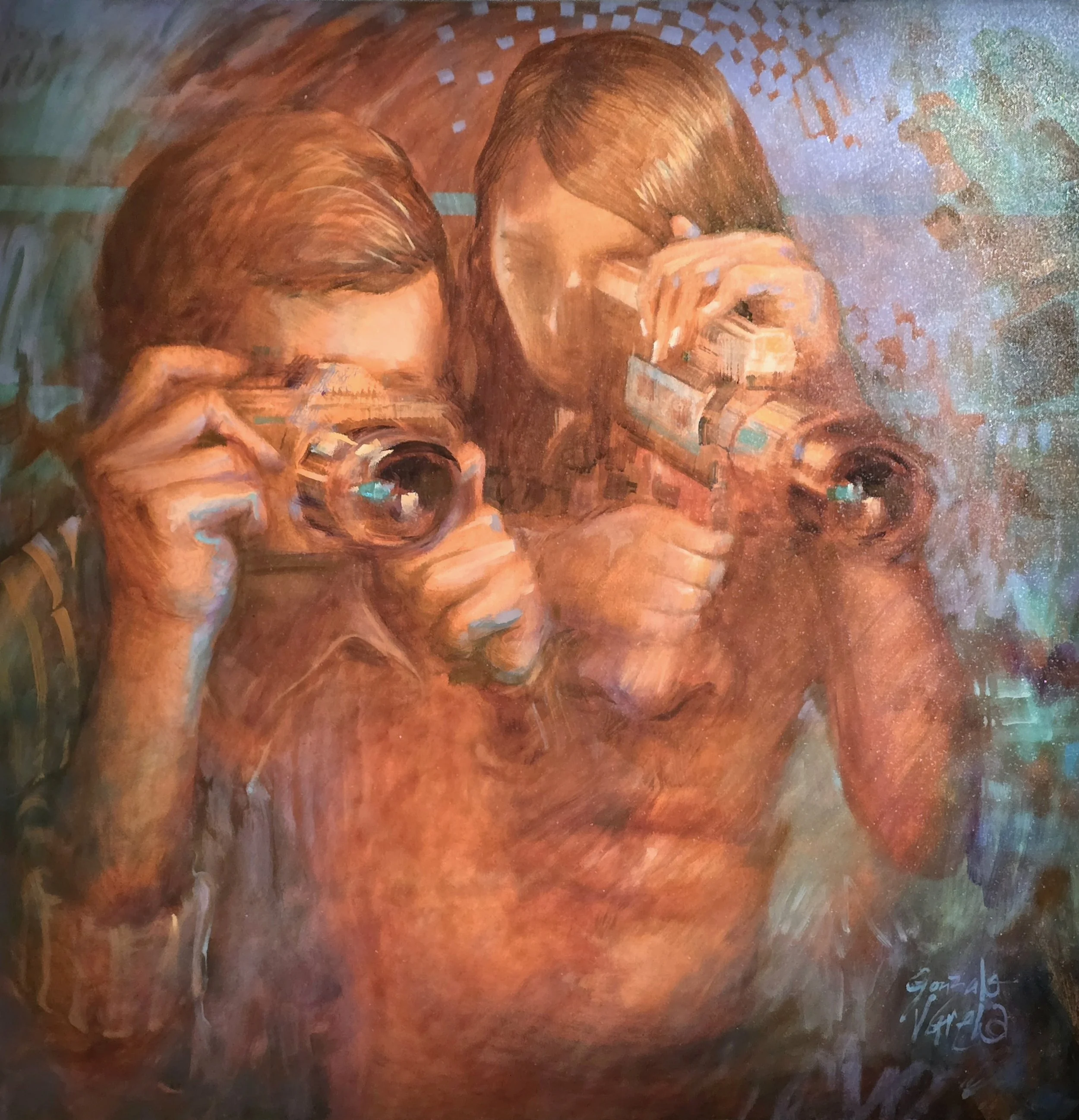 Fragmented portrait 2025 
Oil on canvas. Gonzalo Varela.