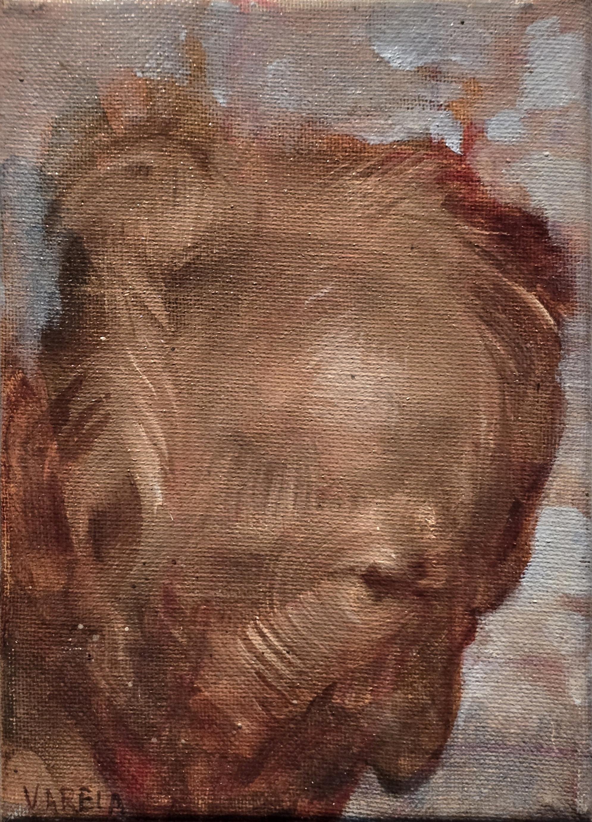 My neighbor is angry again, 2025. Mixed media on canvas. Gonzalo Varela. SOLD