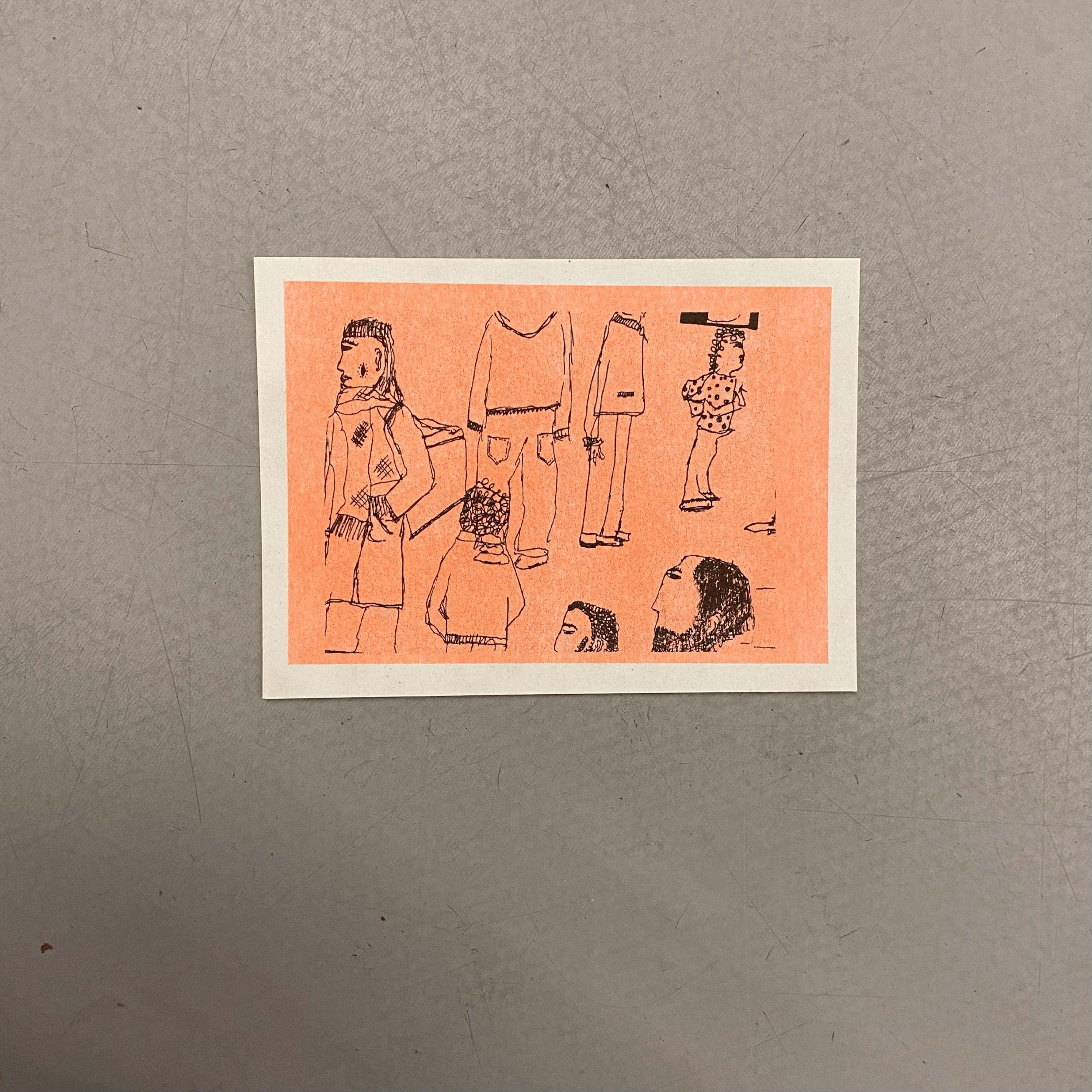 Crowd Postcard Print