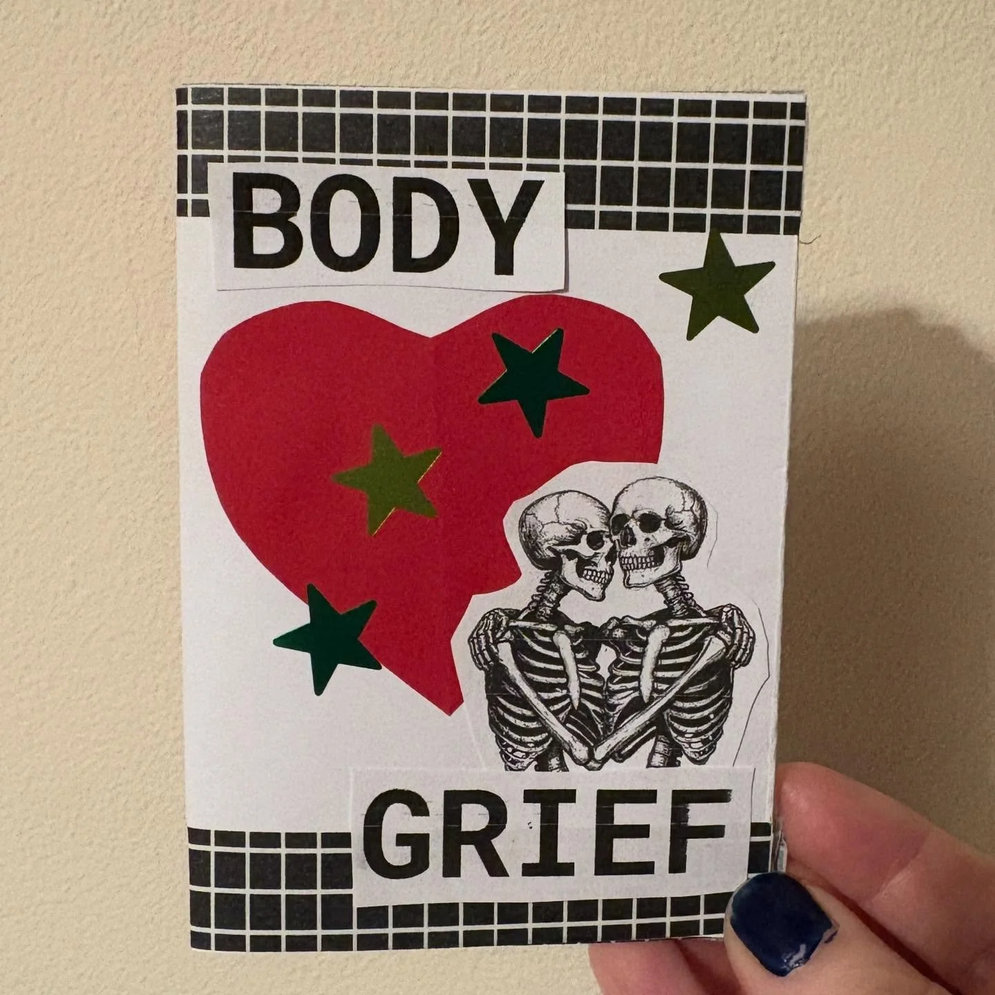 New week, new month but the horrors persist. 💀
A zine about before. It might resonate 🩵. 
CW: there are references to life before illness. If this is tricky for you right now, give this a miss. 

Music description: a lofi piece. It feels peaceful b